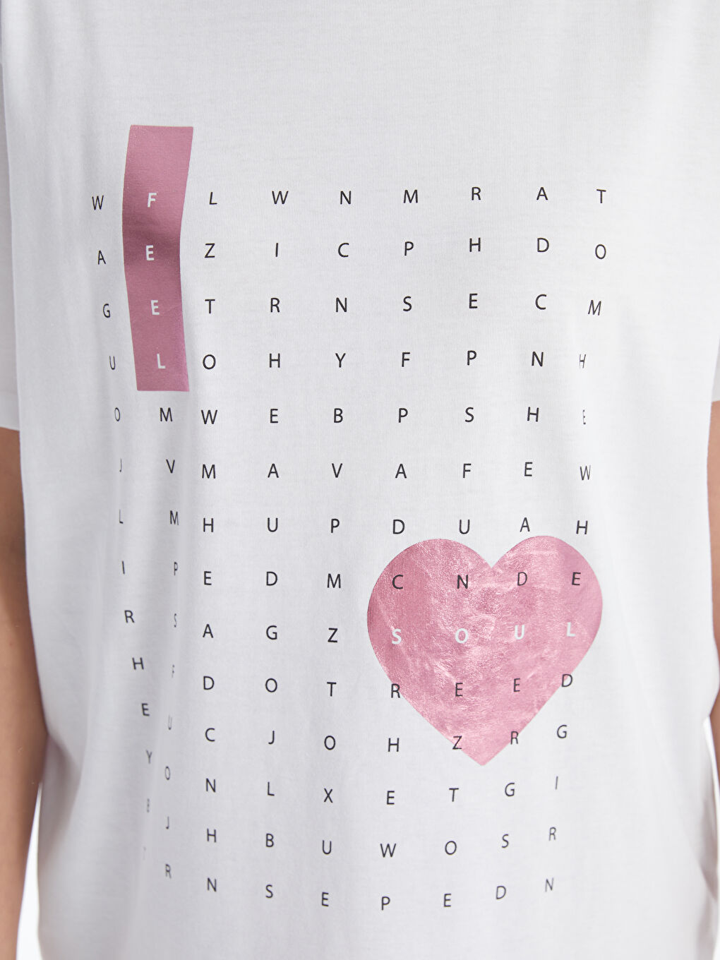 LCW Vision Crew Neck Printed Short Sleeve Women's T-Shirt -S4FD32Z8-Q6K