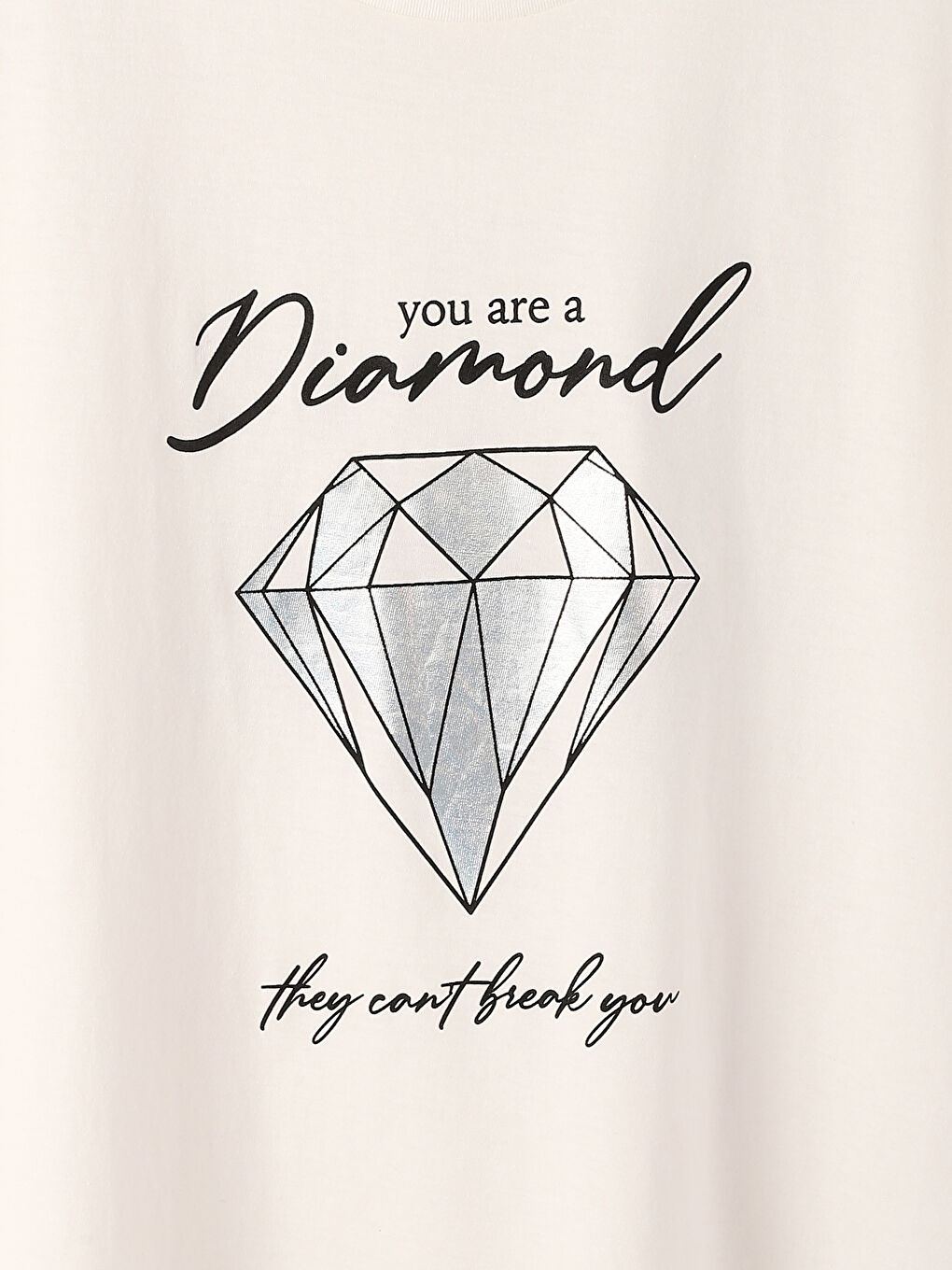 Crew Neck Printed Short Sleeve Women's T-Shirt-2