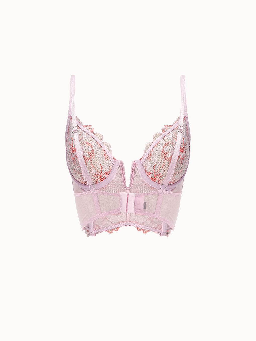 LCW DREAM Lila Balenli Dolgusuz Dantelli Bralet - 1