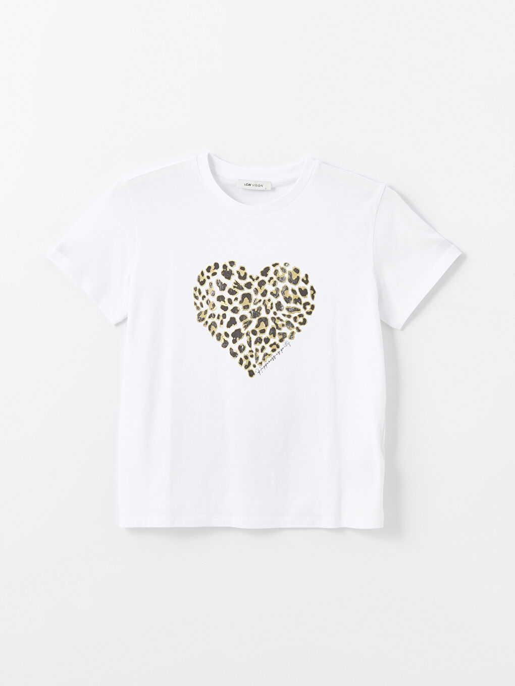 LCW Vision Crew Neck Printed Women's T-Shirt -S4FD39Z8-Q6K