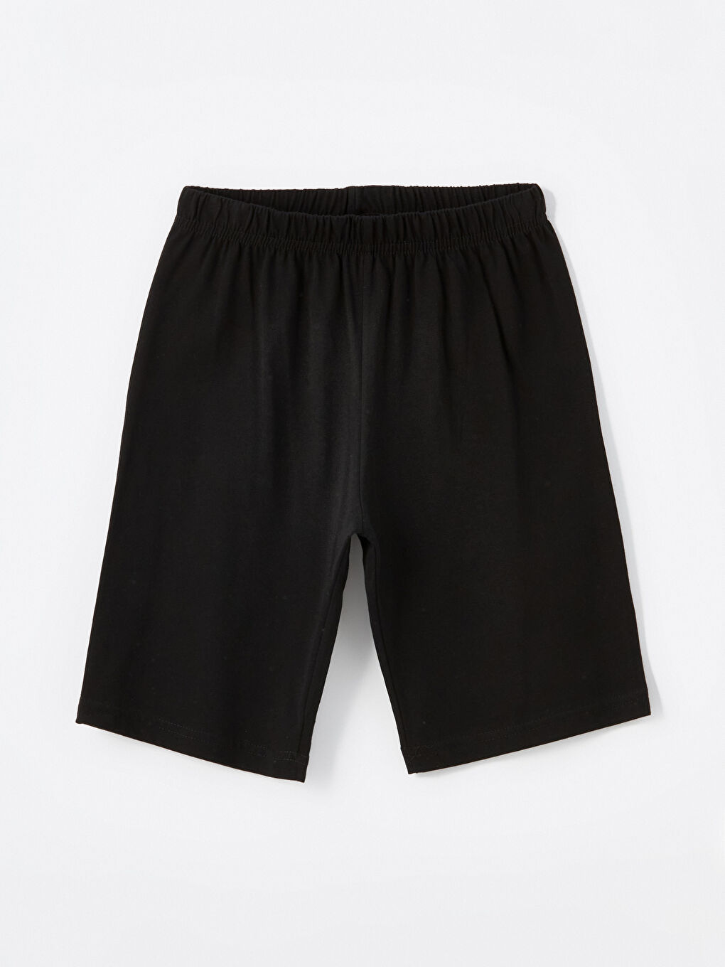 Siyah Beli Lastikli Erkek Çocuk Pijama Şort