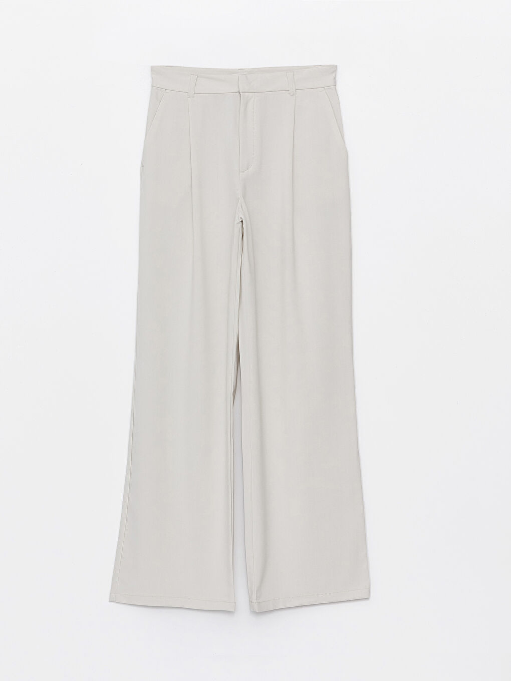 LCW Vision Comfortable Fit Plain Wide Leg Women's Trousers -S4FD65Z8-G5M