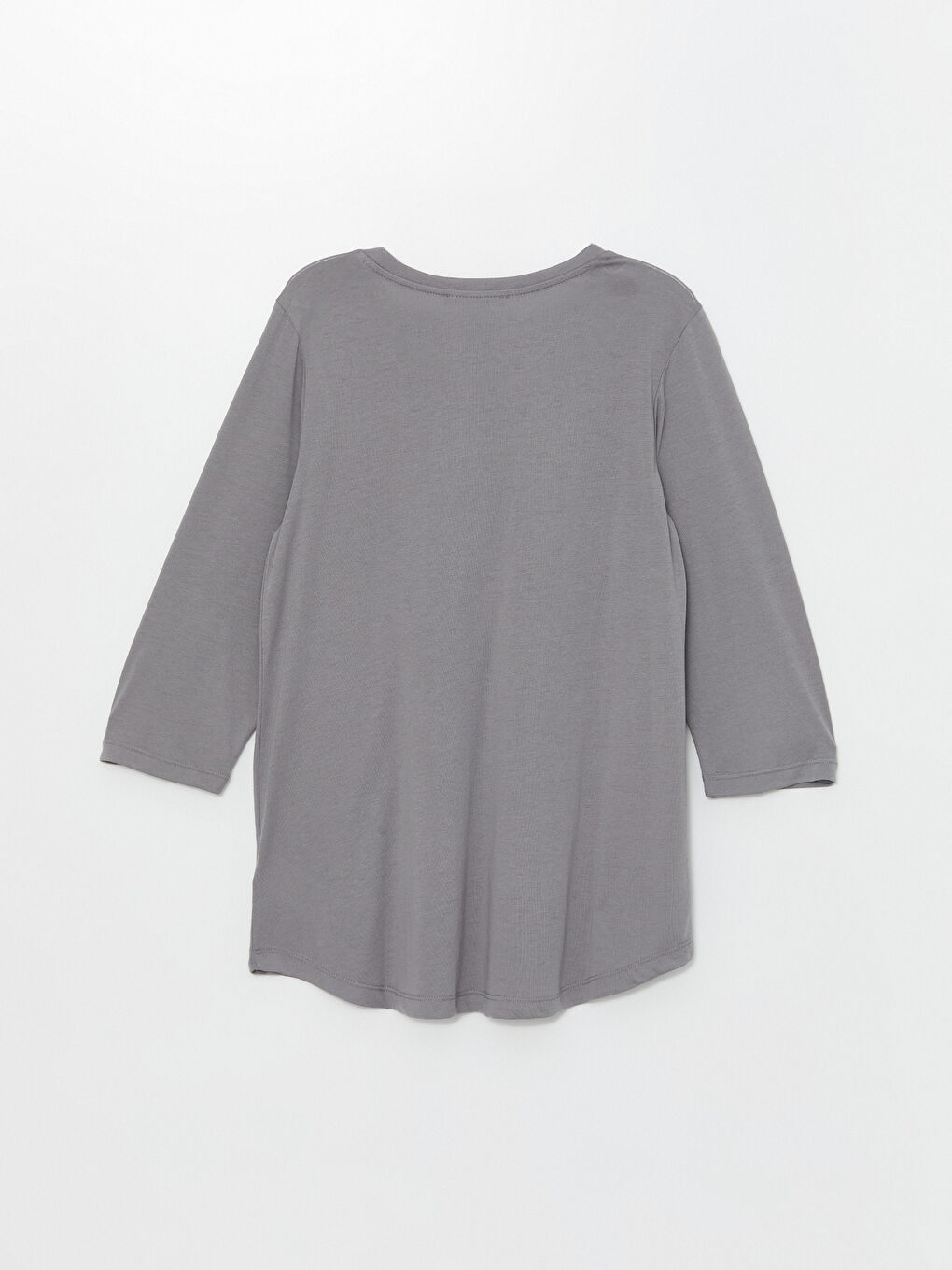 تيشيرت مطبوع بياقة دائرية للسيدات-6