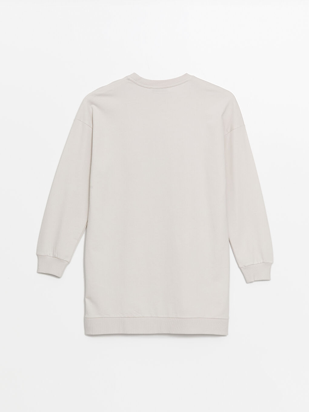 Crew Neck Printed Oversize Women's Sweatshirt Tunic-6