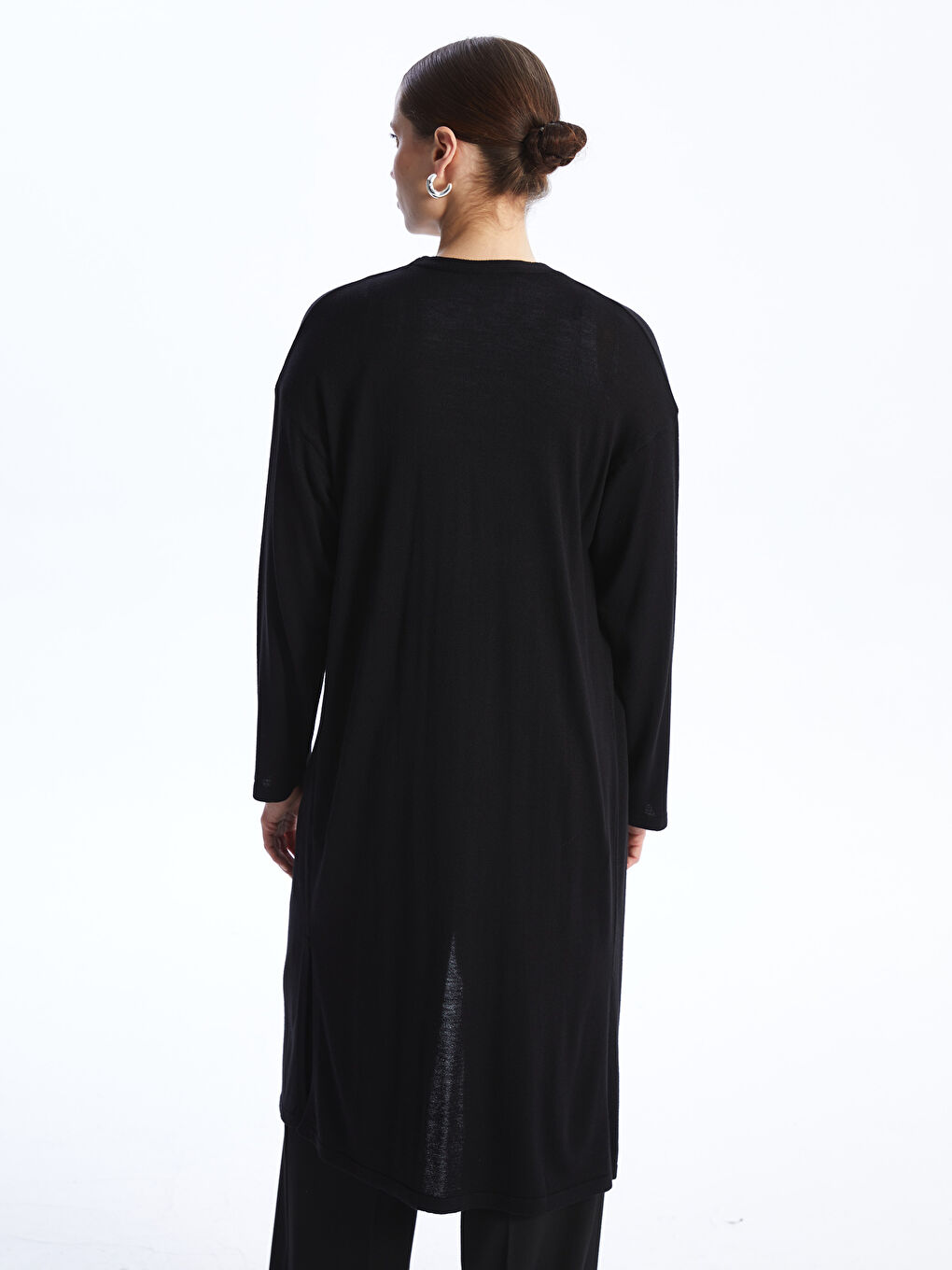 Shawl Neck Regular Long Sleeve Women's Tricot Cardigan -S4FE05Z8-CVL