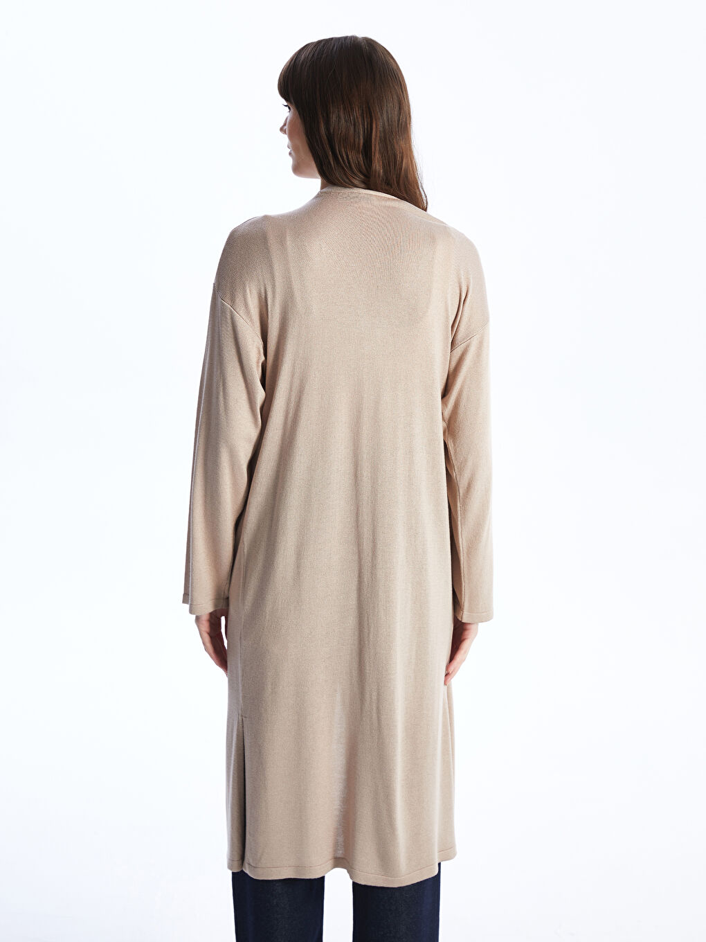 Shawl Neck Regular Long Sleeve Women's Tricot Cardigan -S4FE05Z8-VKK