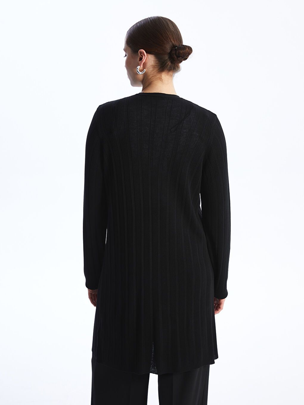 Shawl Neck Regular Long Sleeve Women's Tricot Cardigan -S4FE07Z8-CVL