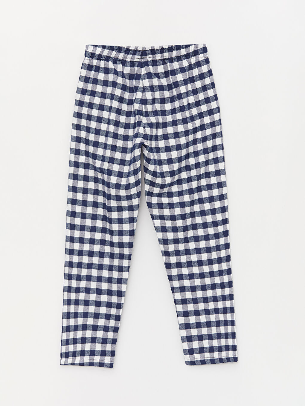 Elasticated Waist Plaid Boys' Pyjama Bottoms -S4FE08Z4-LN6