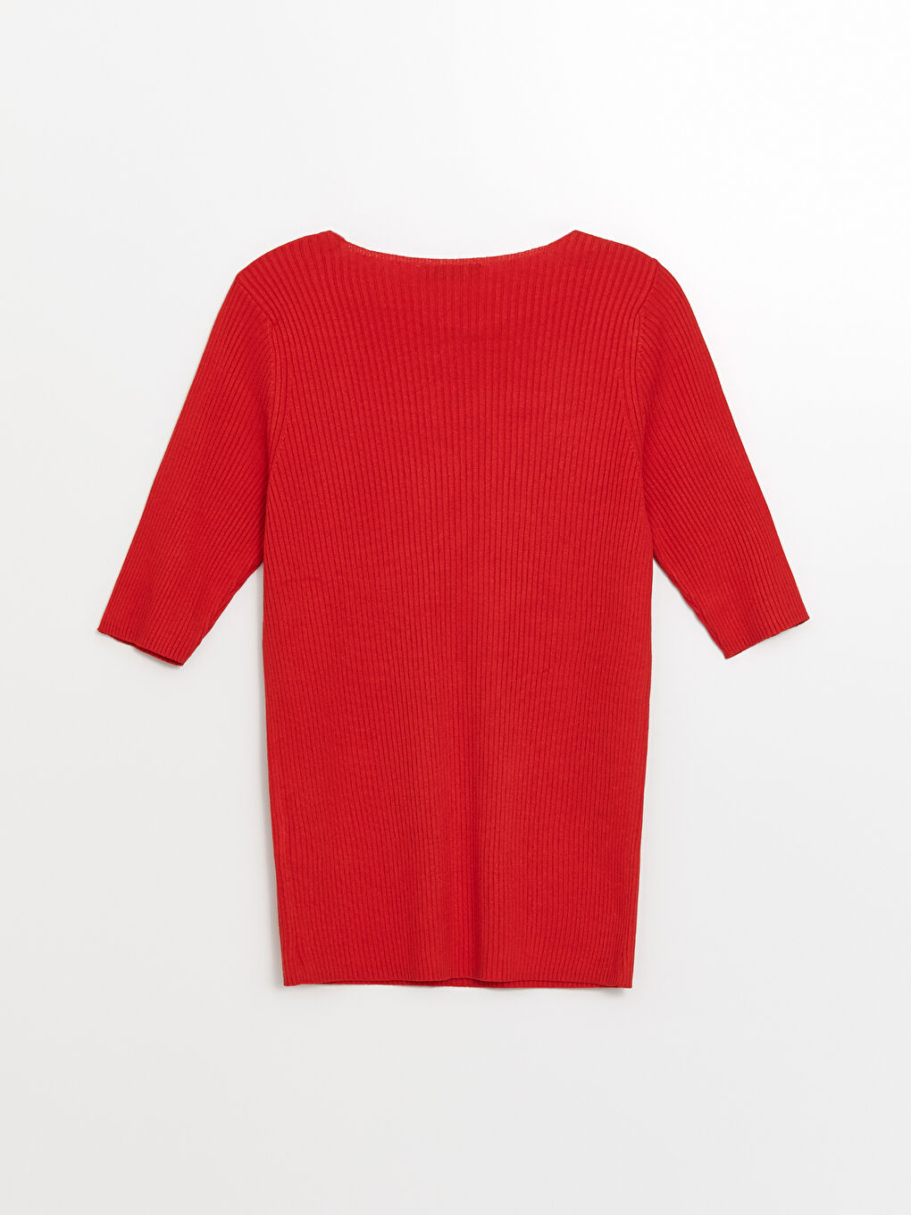 V Neck Plain Short Sleeve Women's Knitwear Sweater -S4FE42Z8-KYV
