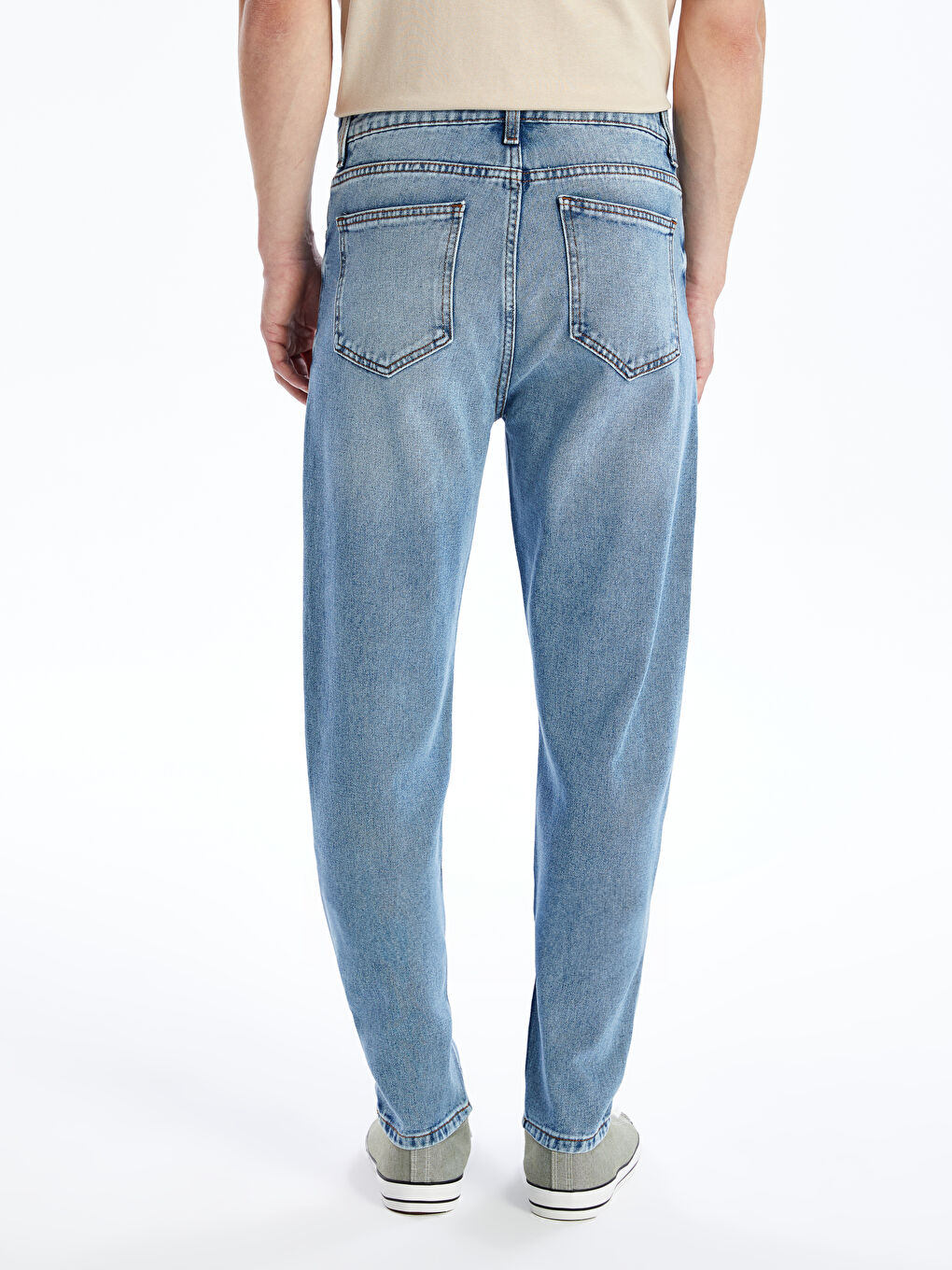 بنطلون جينز رجالي 750 سليم فيت-3