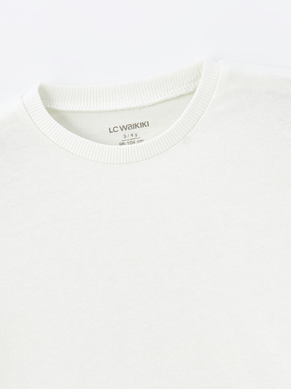 Gri Bisiklet Yaka Kısa Kollu Erkek Bebek Tişört-1