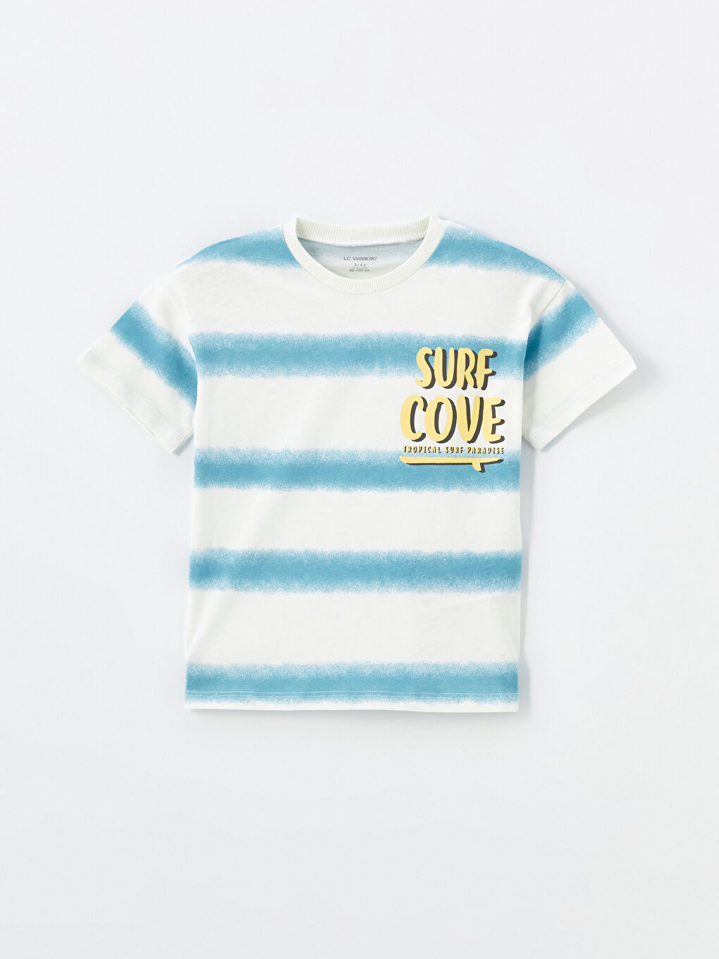 Crew Neck Short Sleeve Printed Baby Boys' T-Shirt 3-Pack -S4FF13Z1-LRV