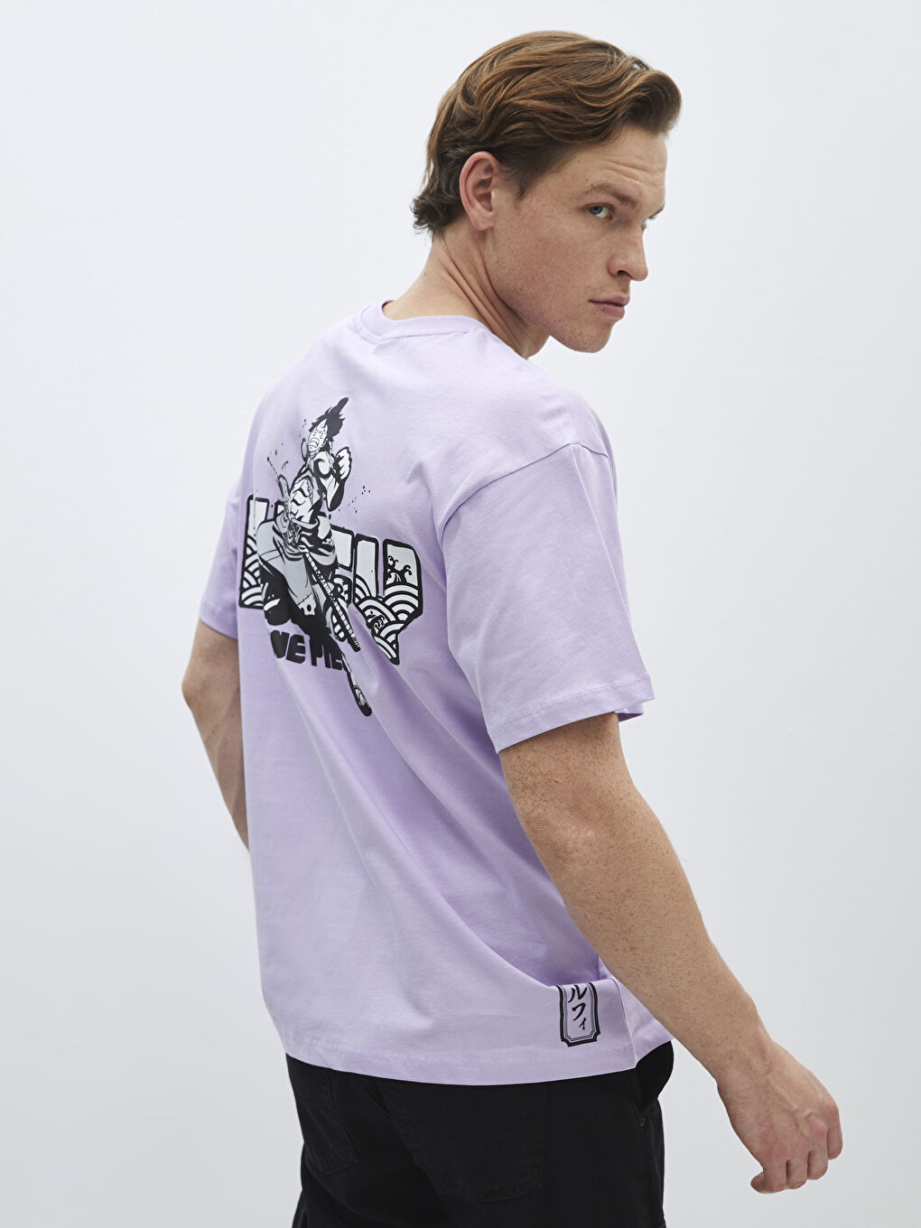 Crew Neck Short Sleeve Printed Combed Cotton Men's T-shirt -S4FF41Z8-STH