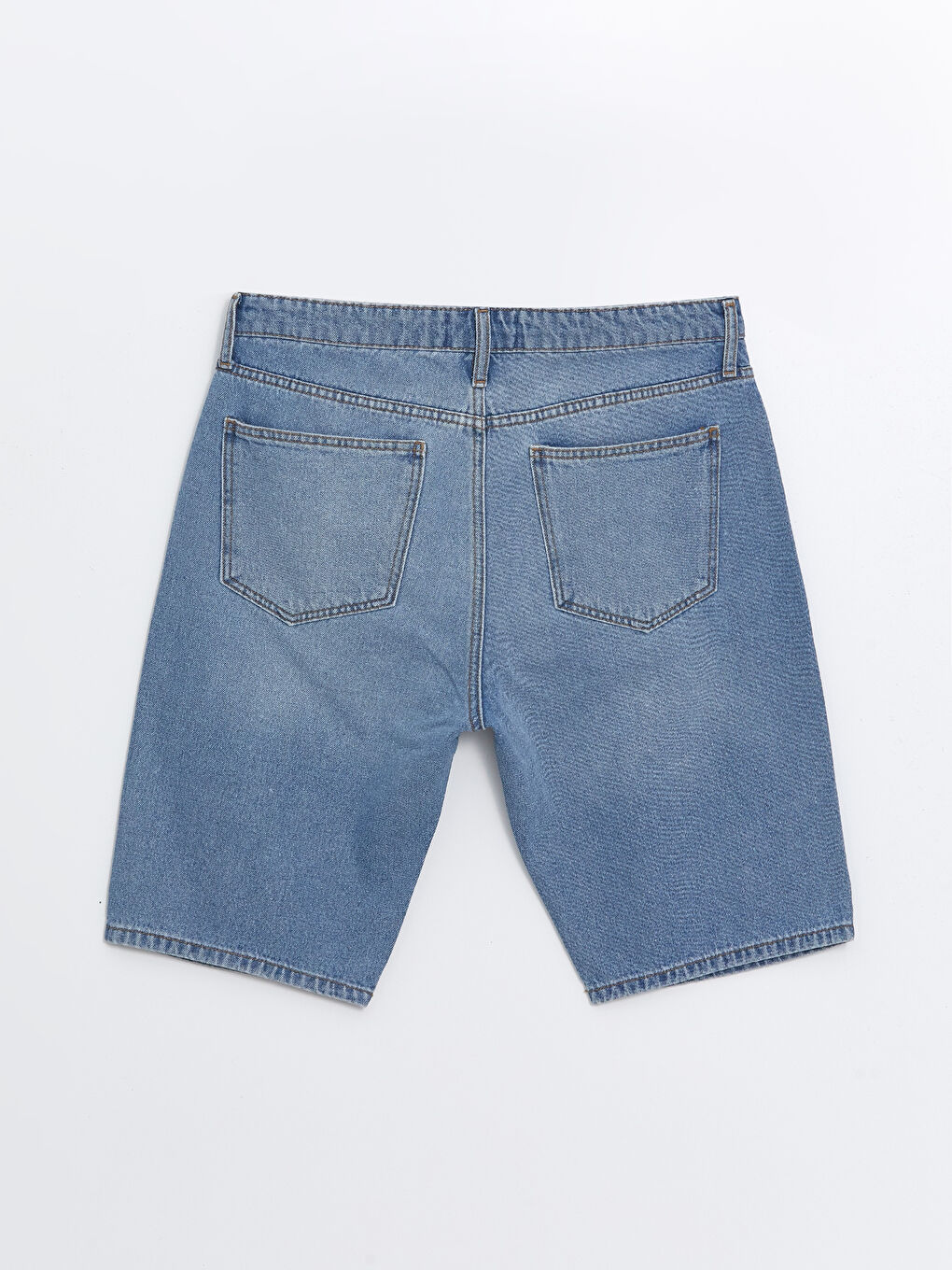 Short en Jean pour Hommes Coupe Régulière-6