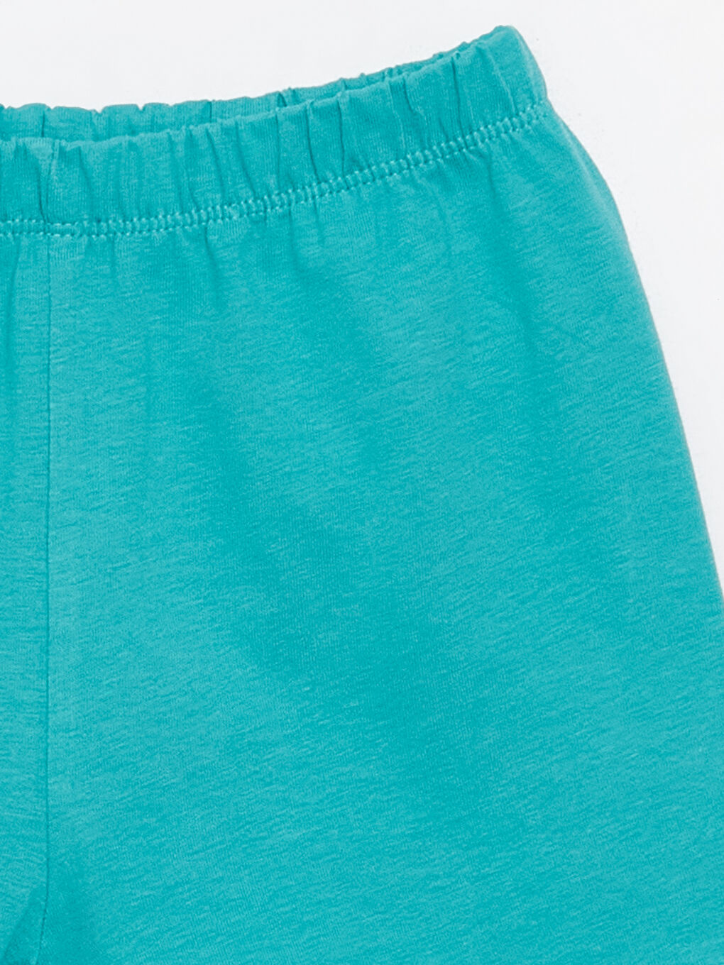 Yeşil Bisiklet Yaka Kısa Kollu Baskılı Erkek Bebek Şortlu Pijama Takımı-5