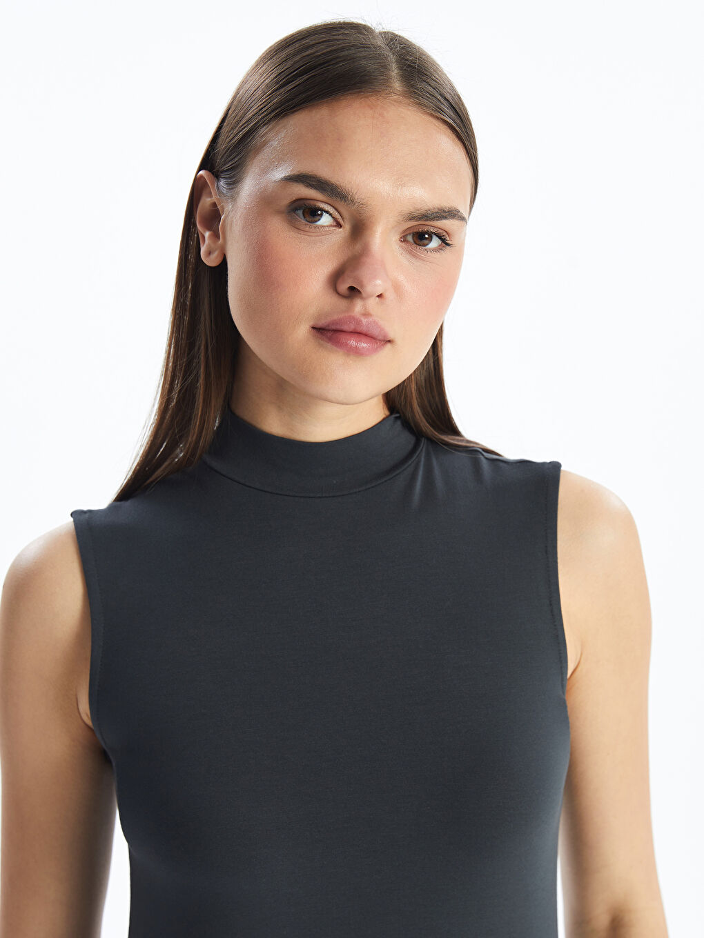 Neckband Plain Tunic -S4FG49Z8-R4Q