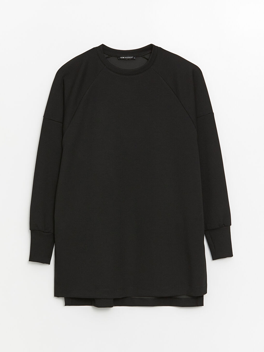 Crew Neck Regular Long Sleeve Oversize Women's Tunic -S4FG63Z8-CVL