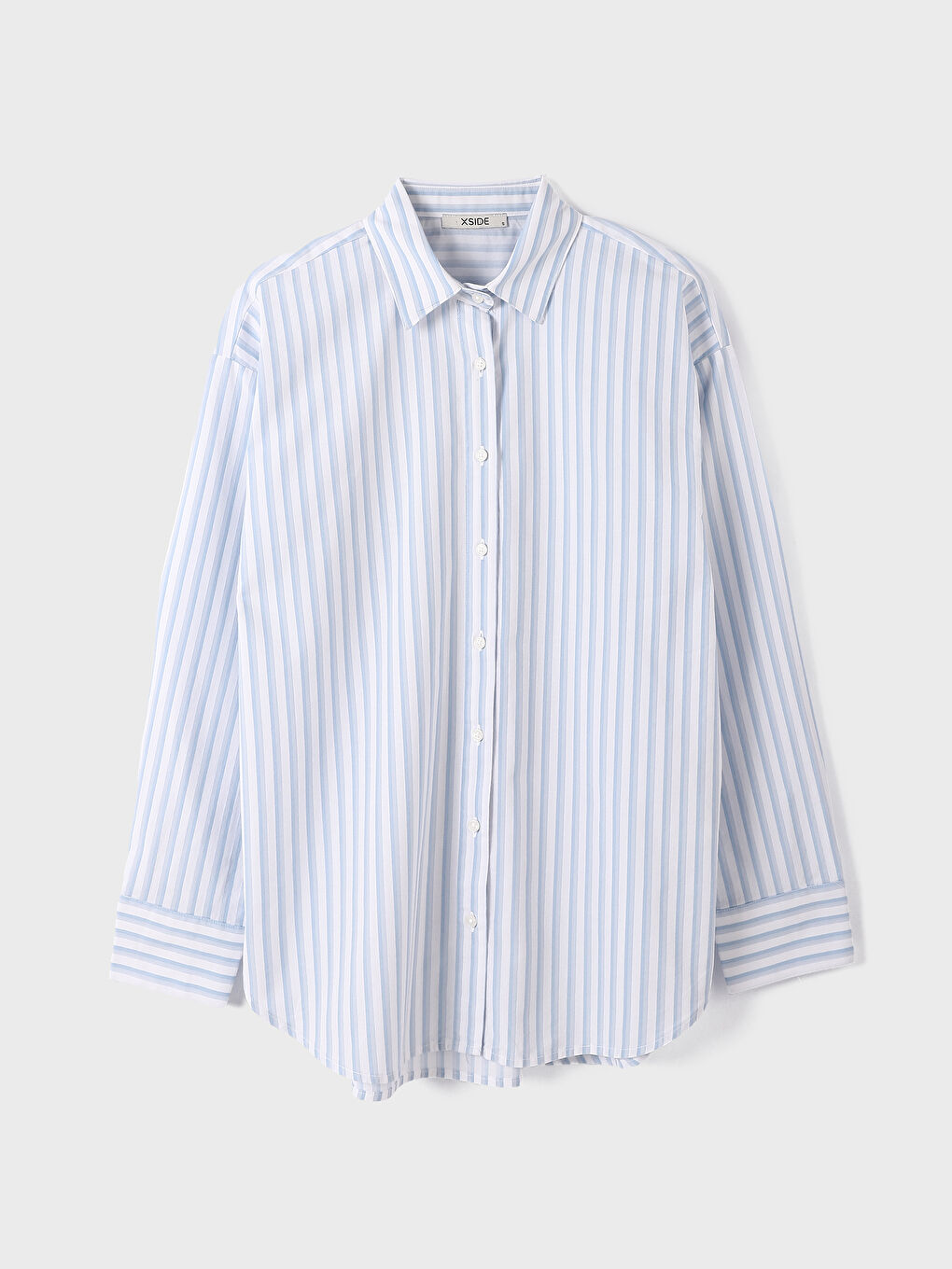 XSIDE Striped Long Sleeve Women's Shirt -S4FH22Z8-LEN