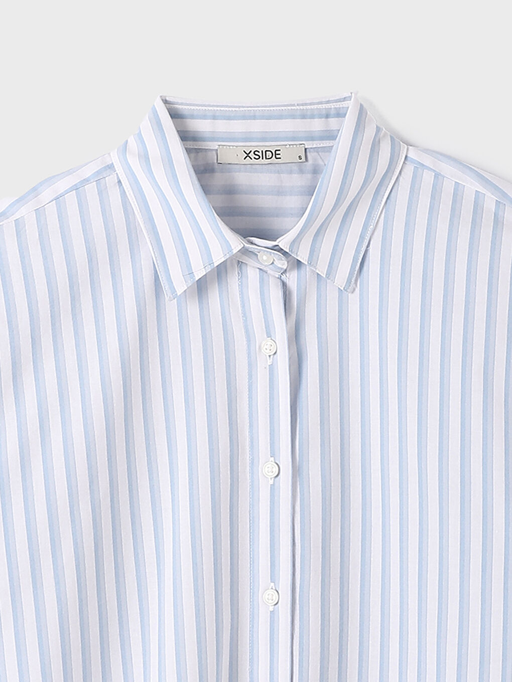 XSIDE Striped Long Sleeve Women's Shirt -S4FH22Z8-LEN
