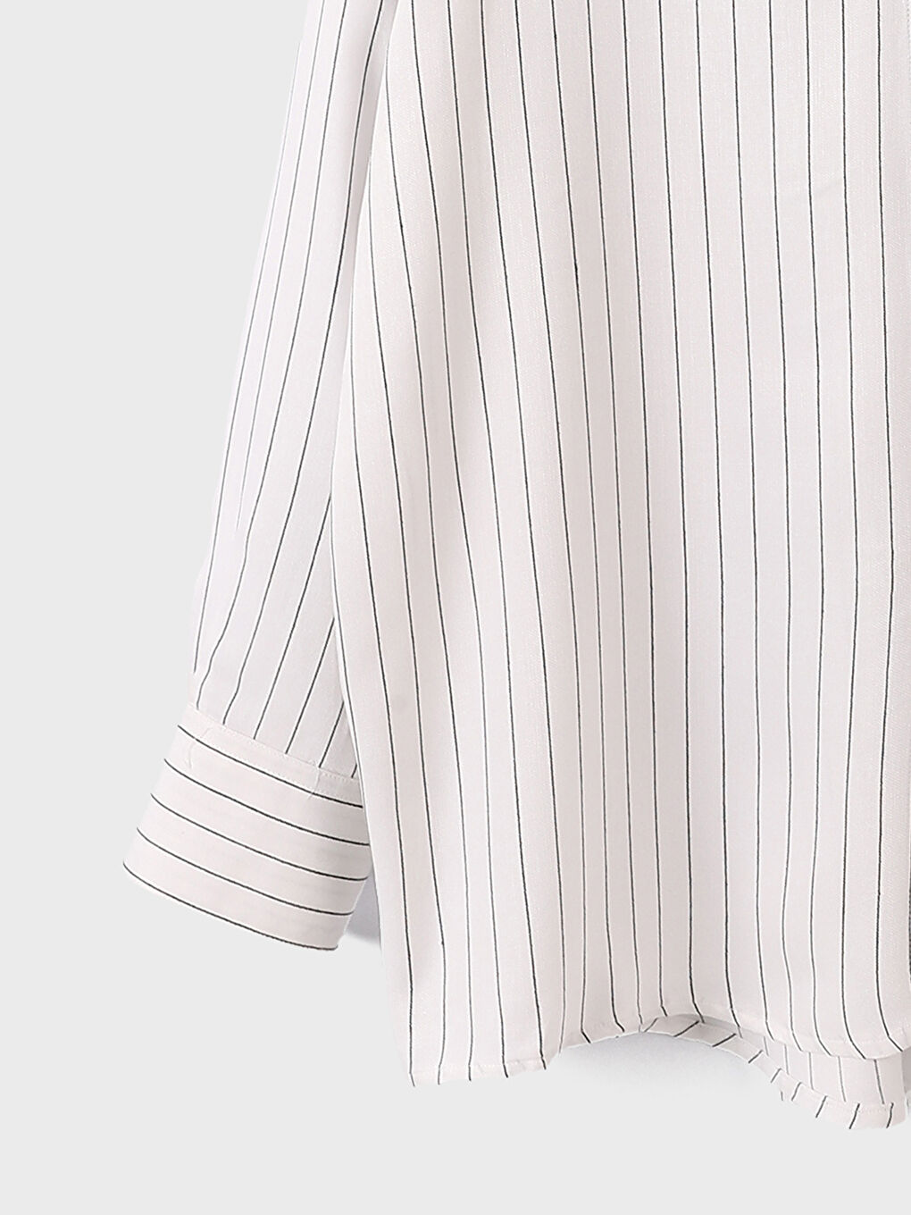 Striped Long Sleeve Women's Shirt-2