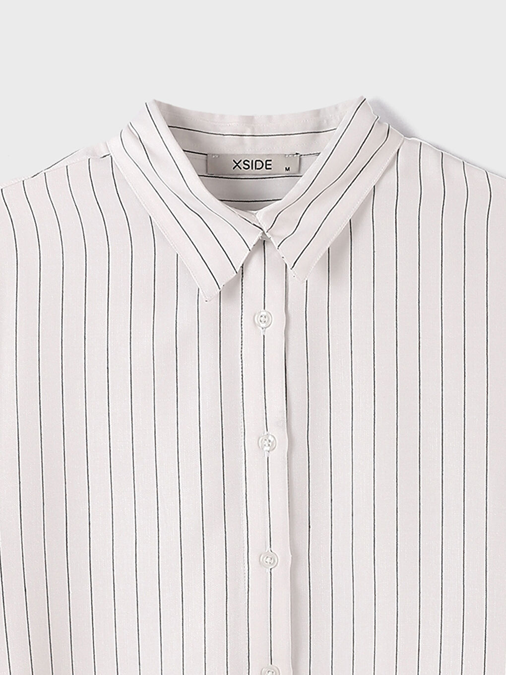 Striped Long Sleeve Women's Shirt-3