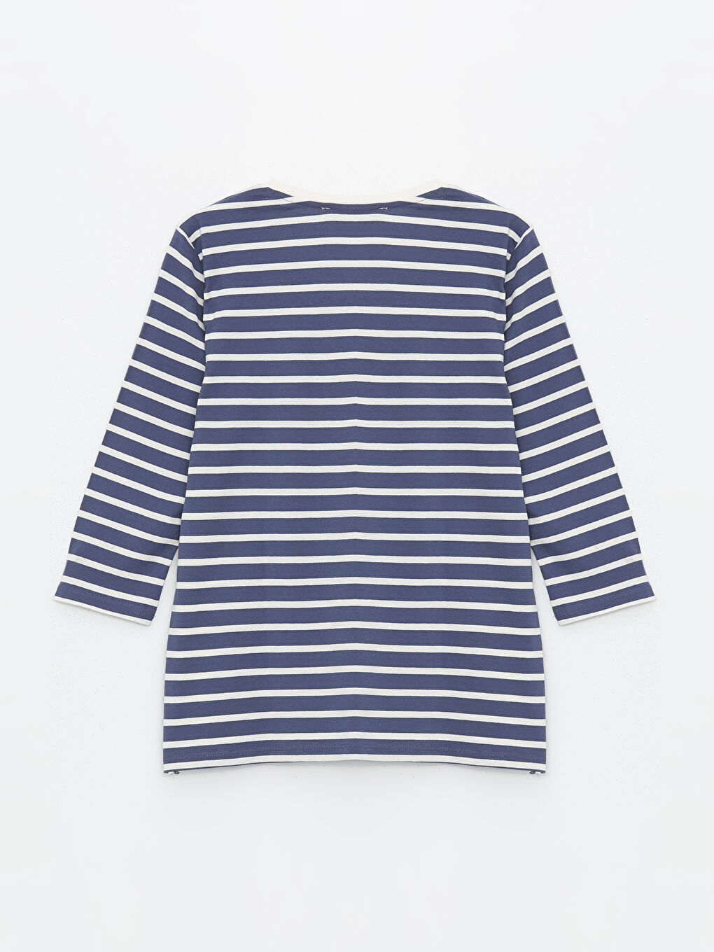 Crew Neck Striped Women T-Shirt -S4FH83Z8-LGS