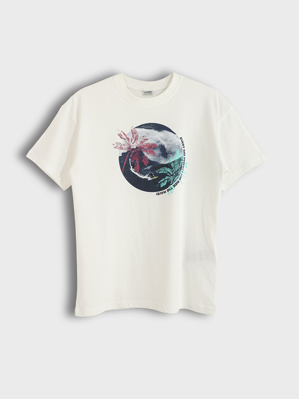 Oversize Crew Neck Boys' T-Shirt-1