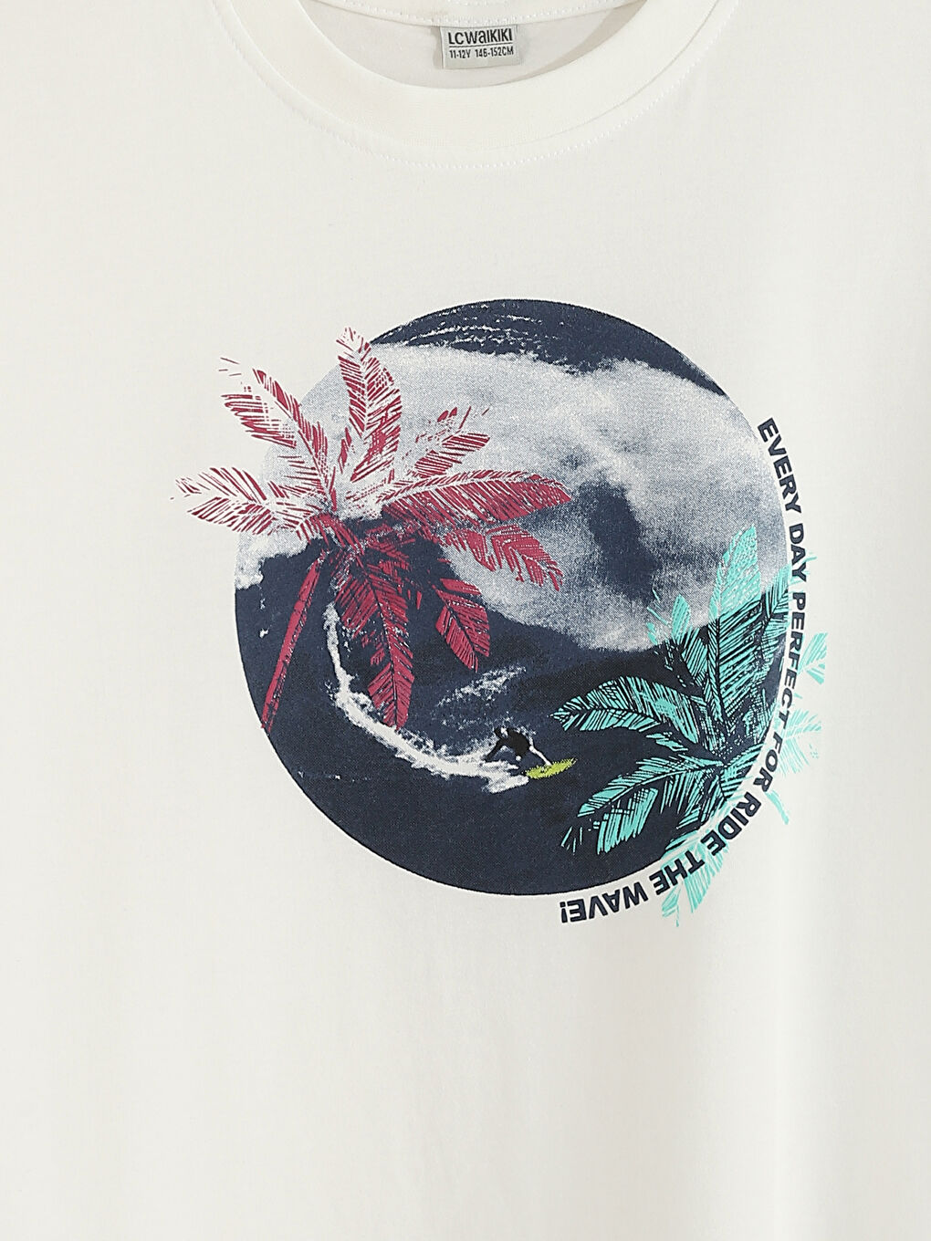 Oversize Crew Neck Boys' T-Shirt-5