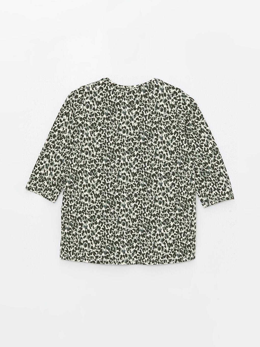 Crew Neck Patterned Women's Blouse -S4FH95Z8-LQA