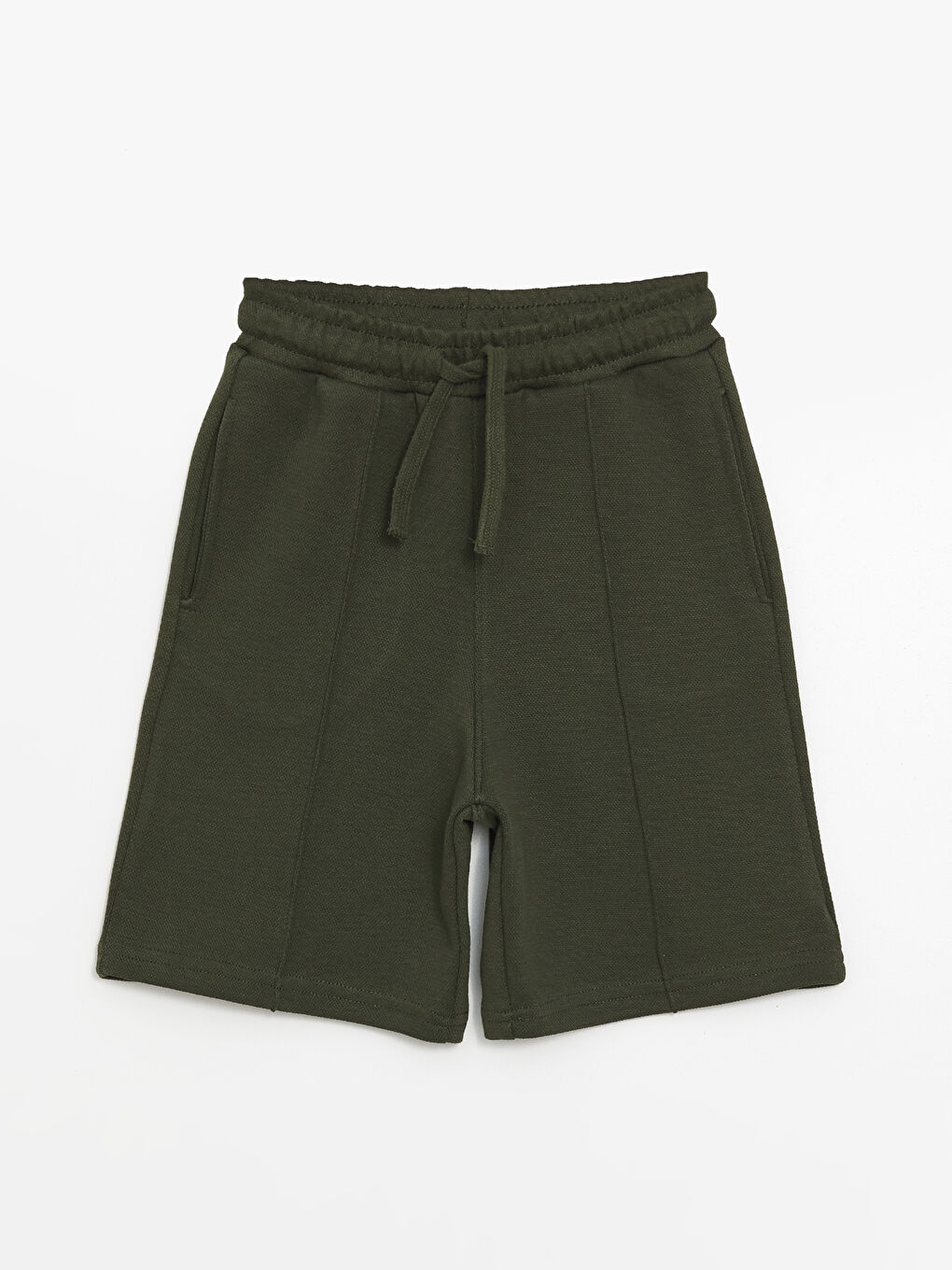 Yeşil Beli Lastikli Erkek Çocuk Şort