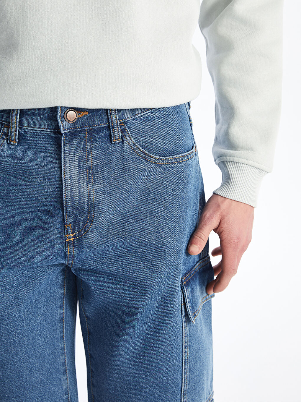 Standard Fit Men's Denim Shorts -S4FI87Z8-H45