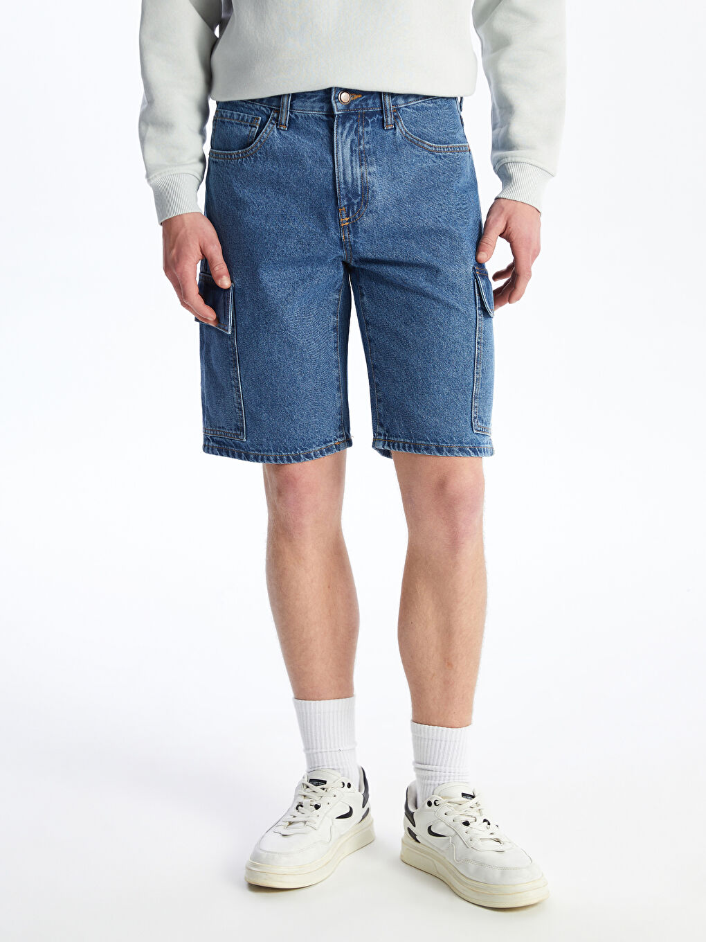 Standard Fit Men's Denim Shorts -S4FI87Z8-H45