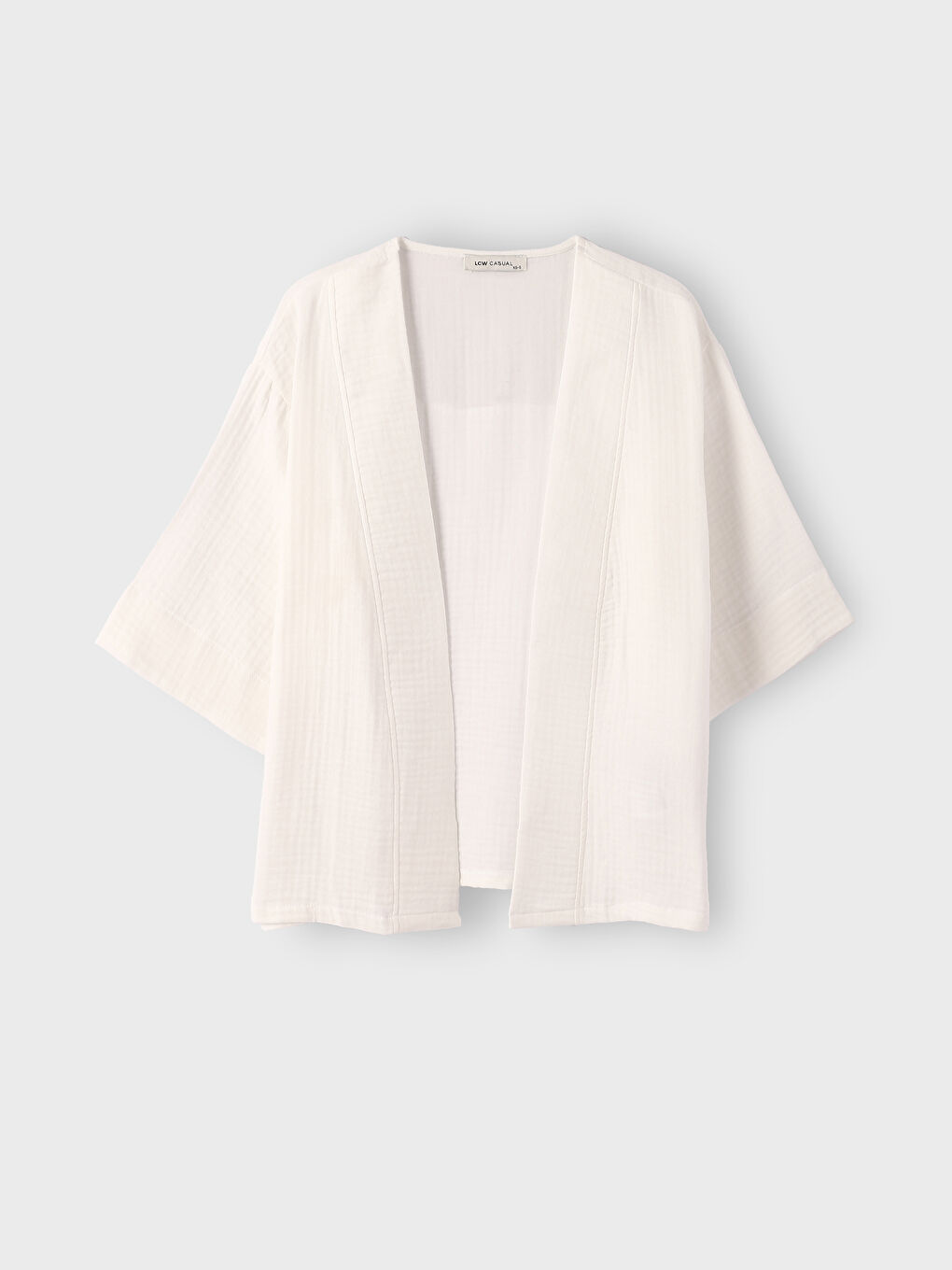 Women's Shawl Collar Plain Kimono -S4FJ05Z8-EEW