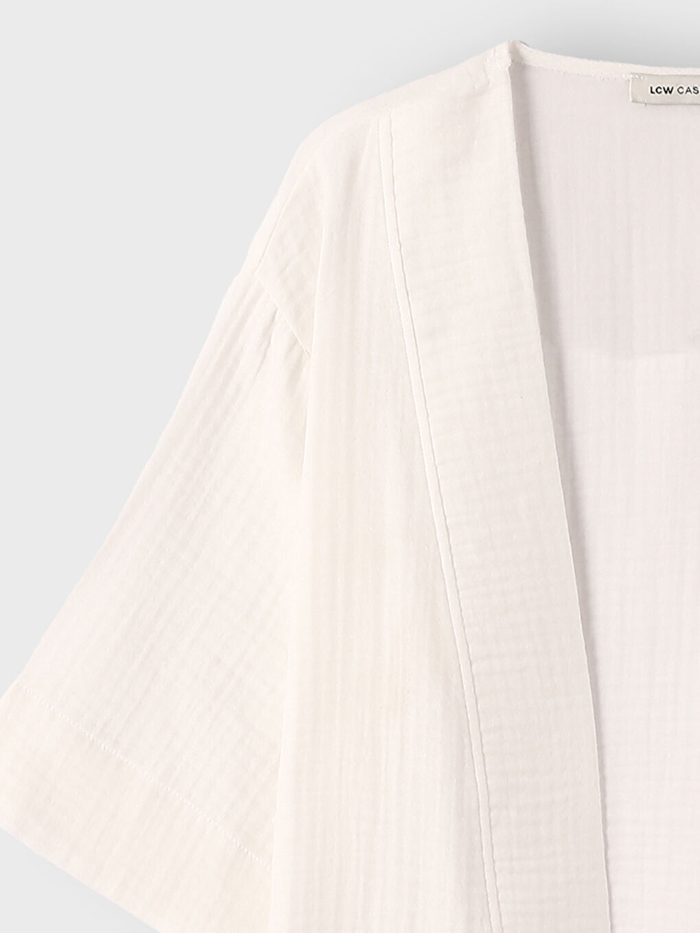 Women's Shawl Collar Plain Kimono -S4FJ05Z8-EEW