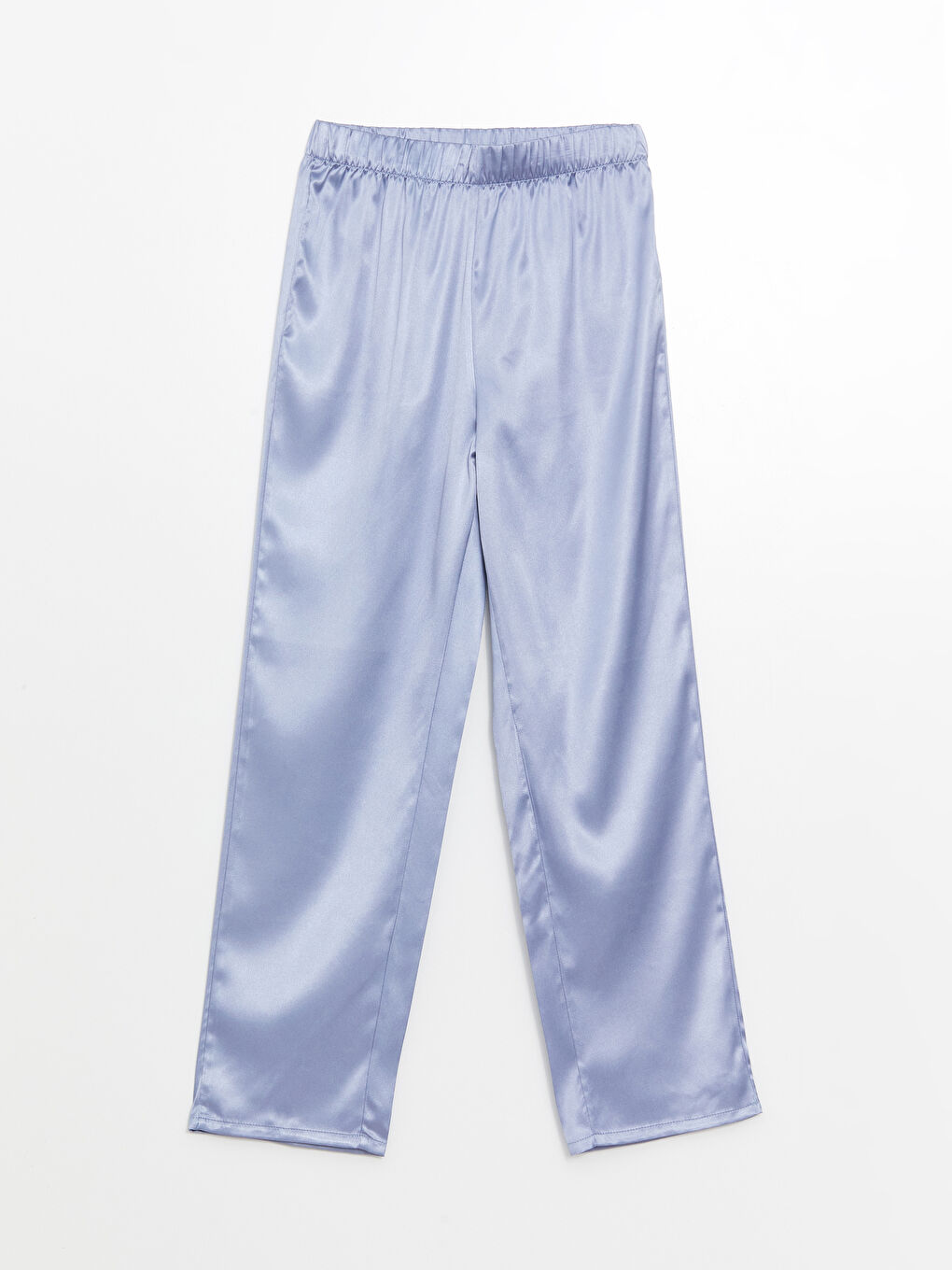 LCW DREAM Gömlek Yaka Düz Kısa Kollu Saten Kadın Pijama Takımı -S4FJ13Z8-GCA