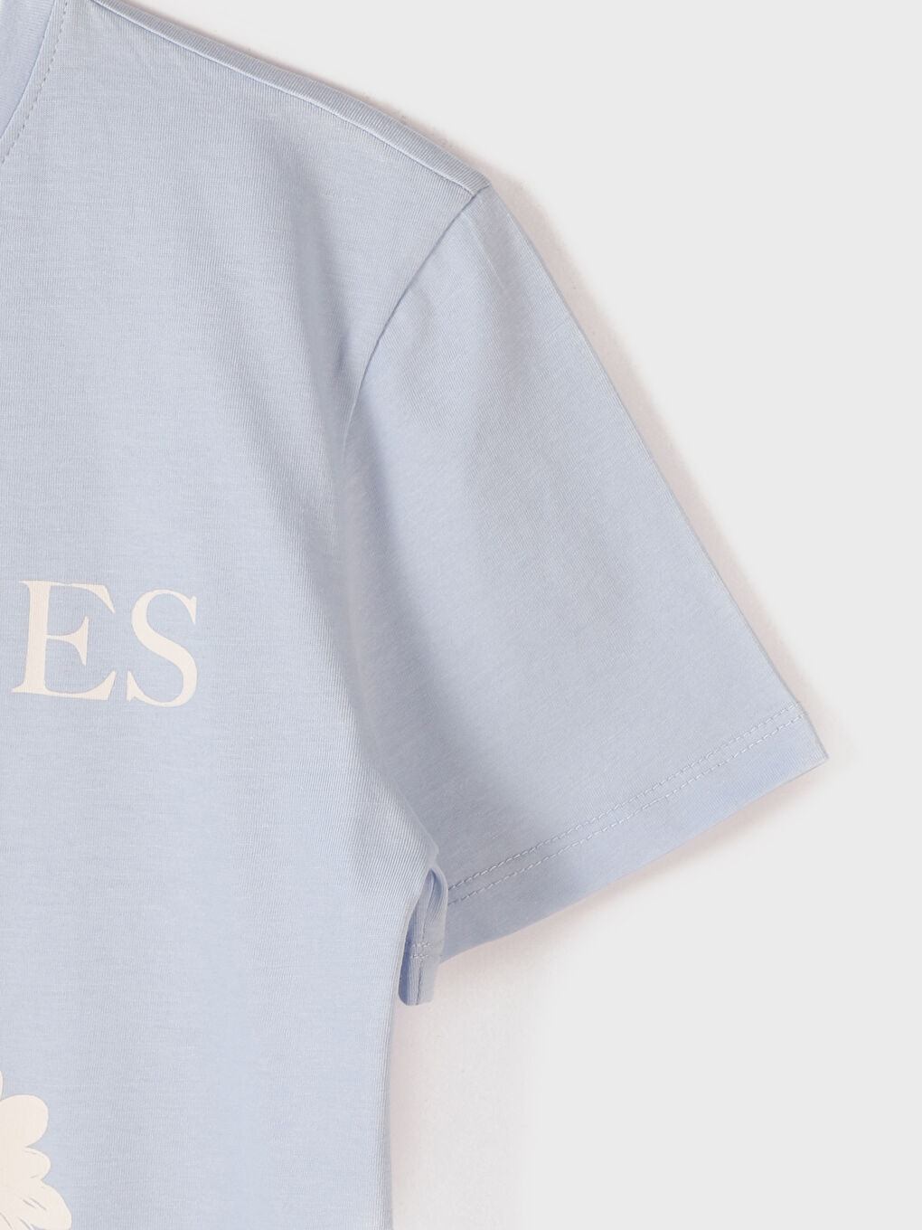 Crew Neck Short Sleeve Printed Women's T-Shirt-1