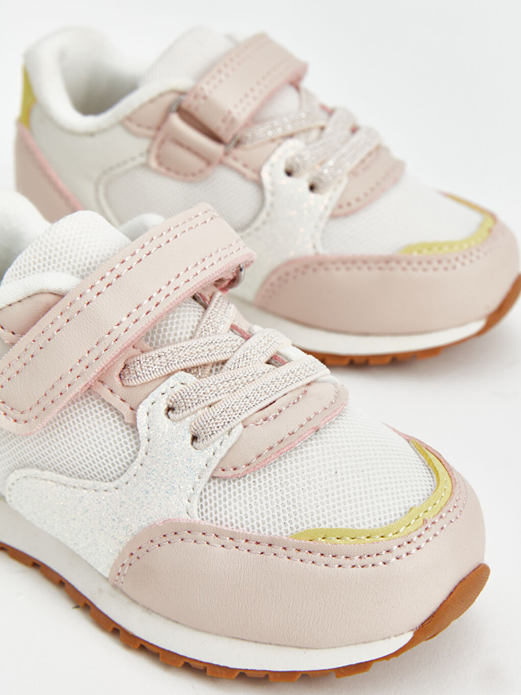 Baby Mädchen-Sneaker mit Schnürsenkeln & Klettverschluss-2