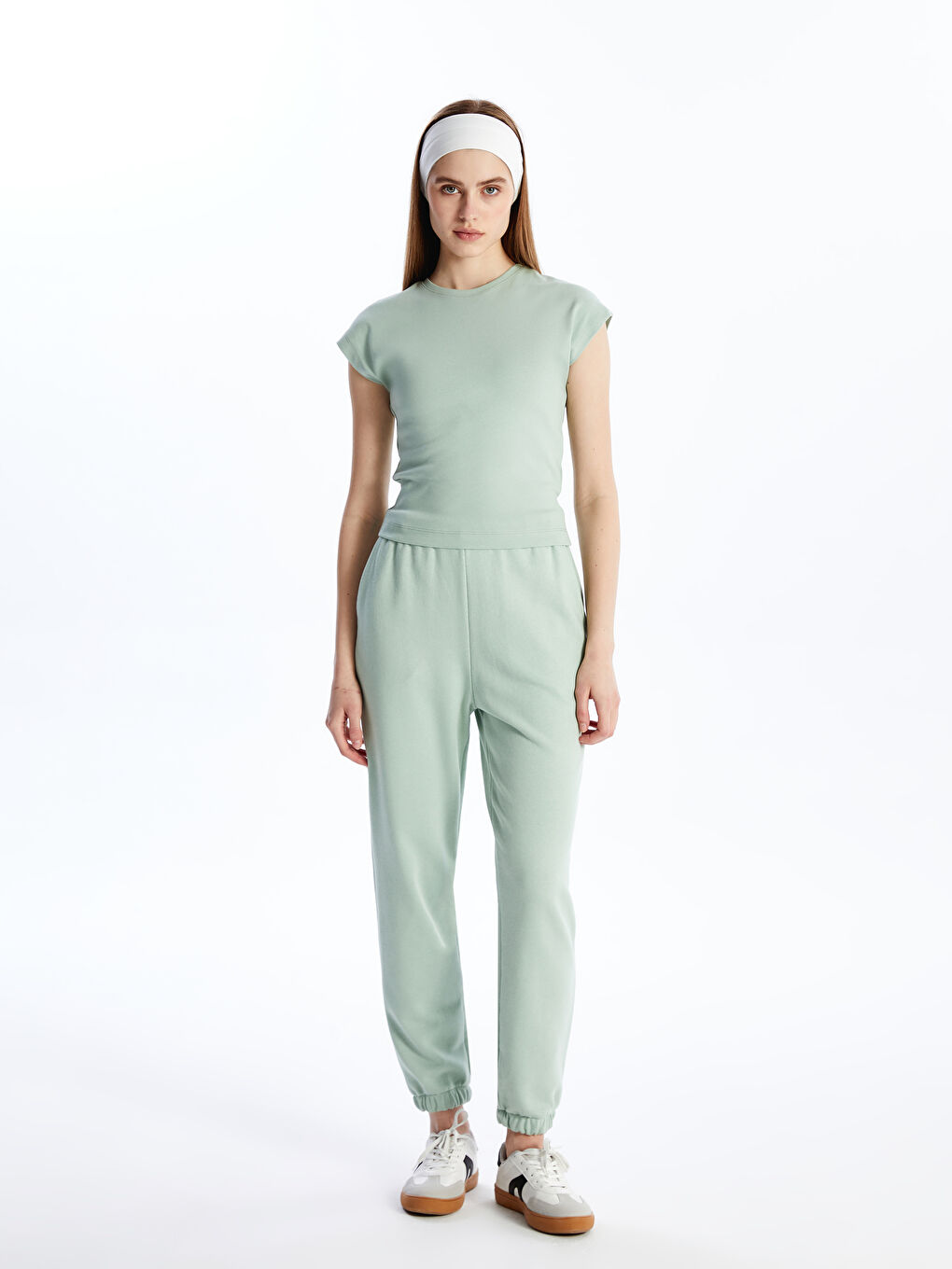 Women's Elastic Waist Regular Jogger Sweatpants -S4FJ75Z8-FKS