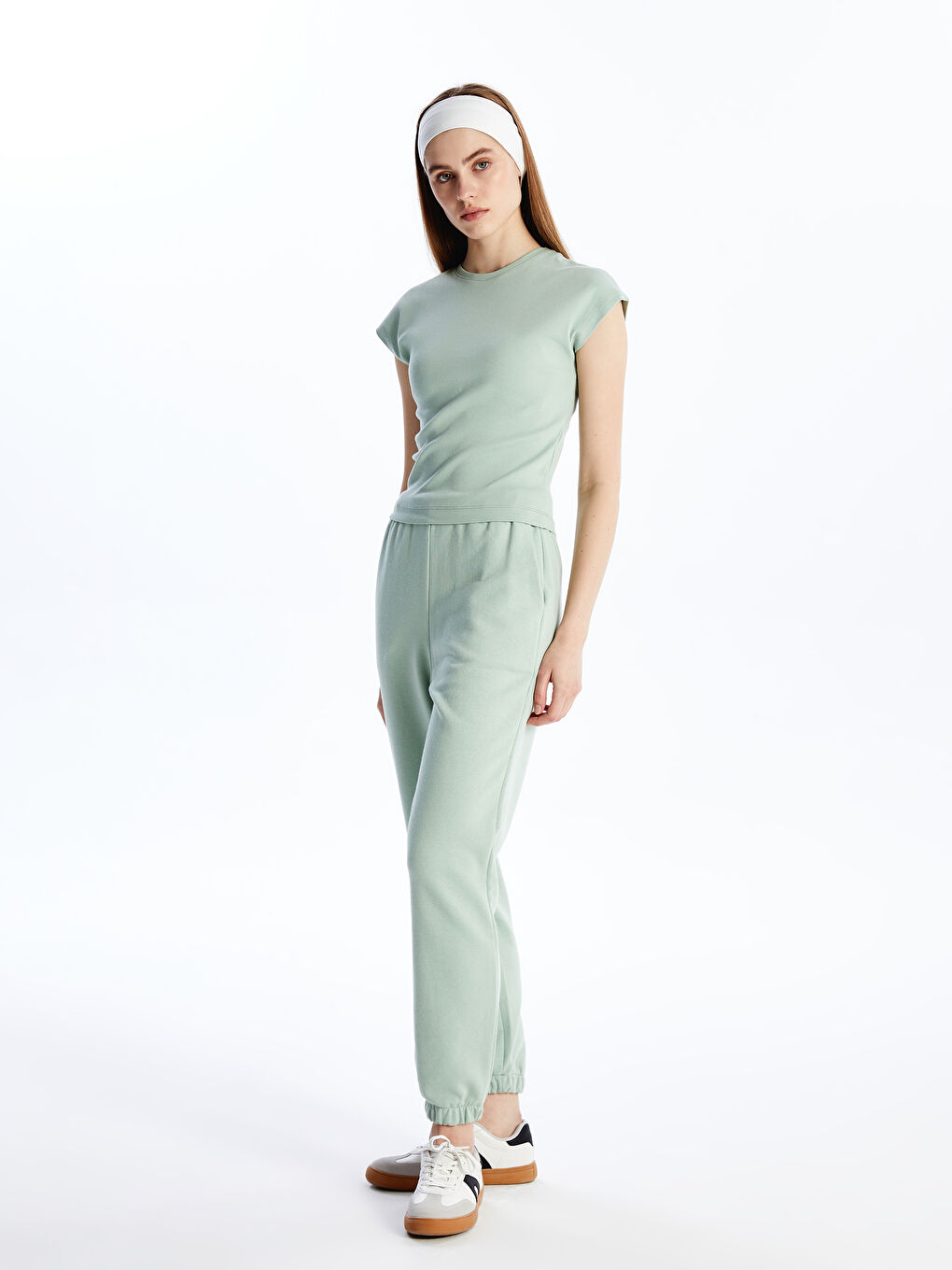 Women's Elastic Waist Regular Jogger Sweatpants -S4FJ75Z8-FKS