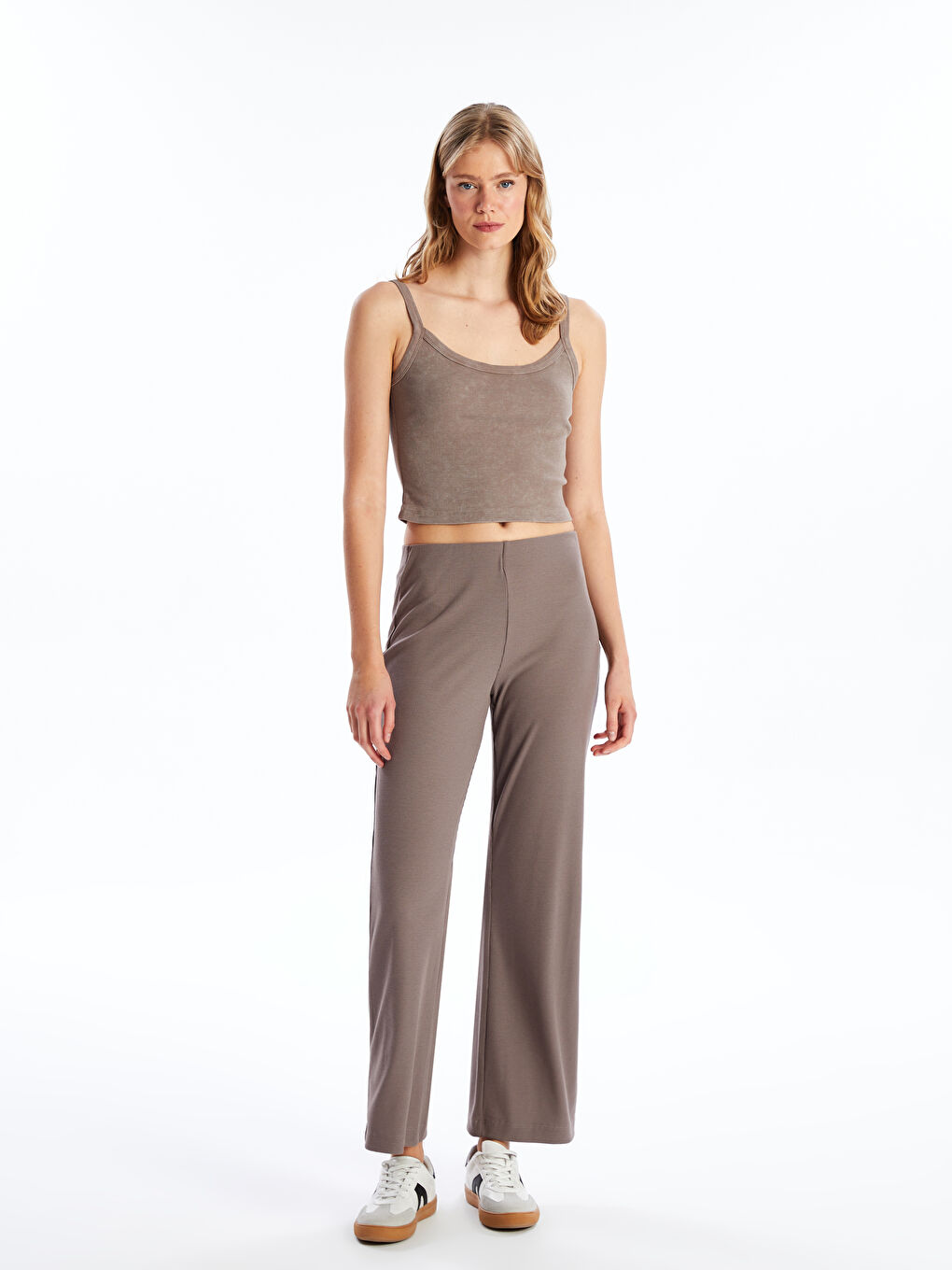 Women's Standard Fit Plain Sweatpants -S4FJ83Z8-H3Z