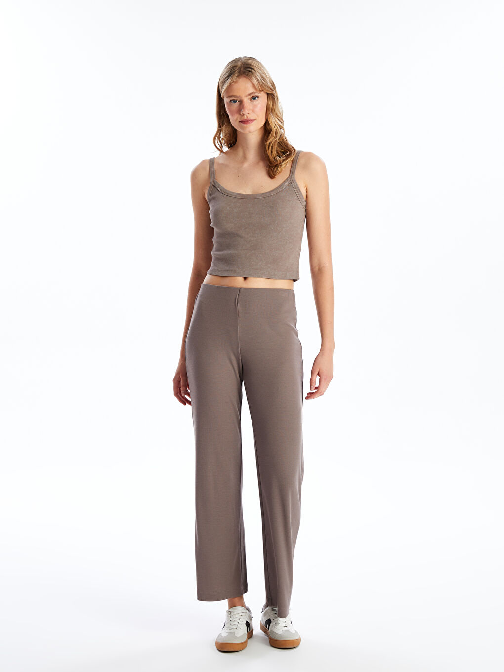 Women's Standard Fit Plain Sweatpants -S4FJ83Z8-H3Z