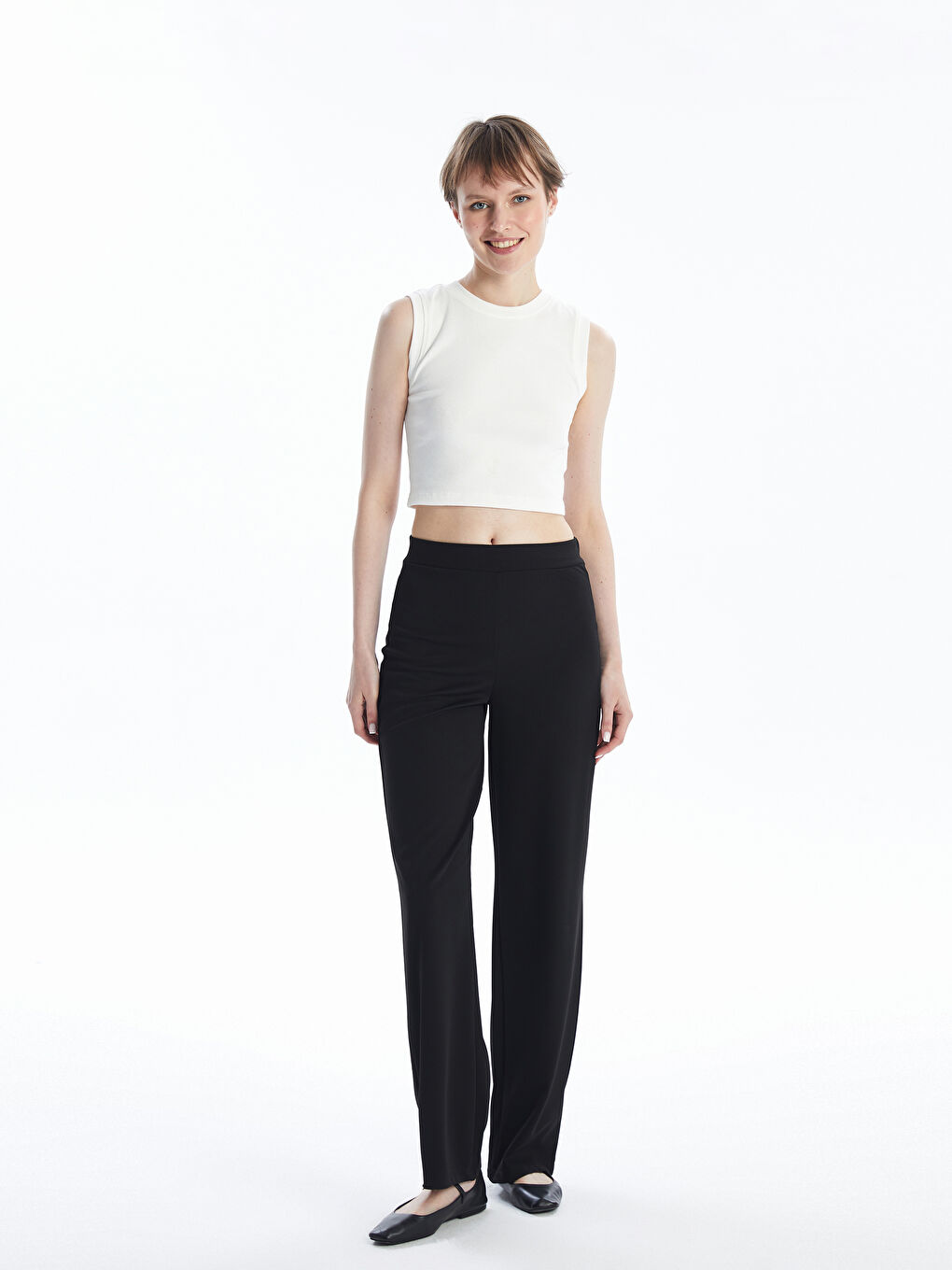 Women's Elastic Waist Regular Sweatpants -S4FJ90Z8-CVL
