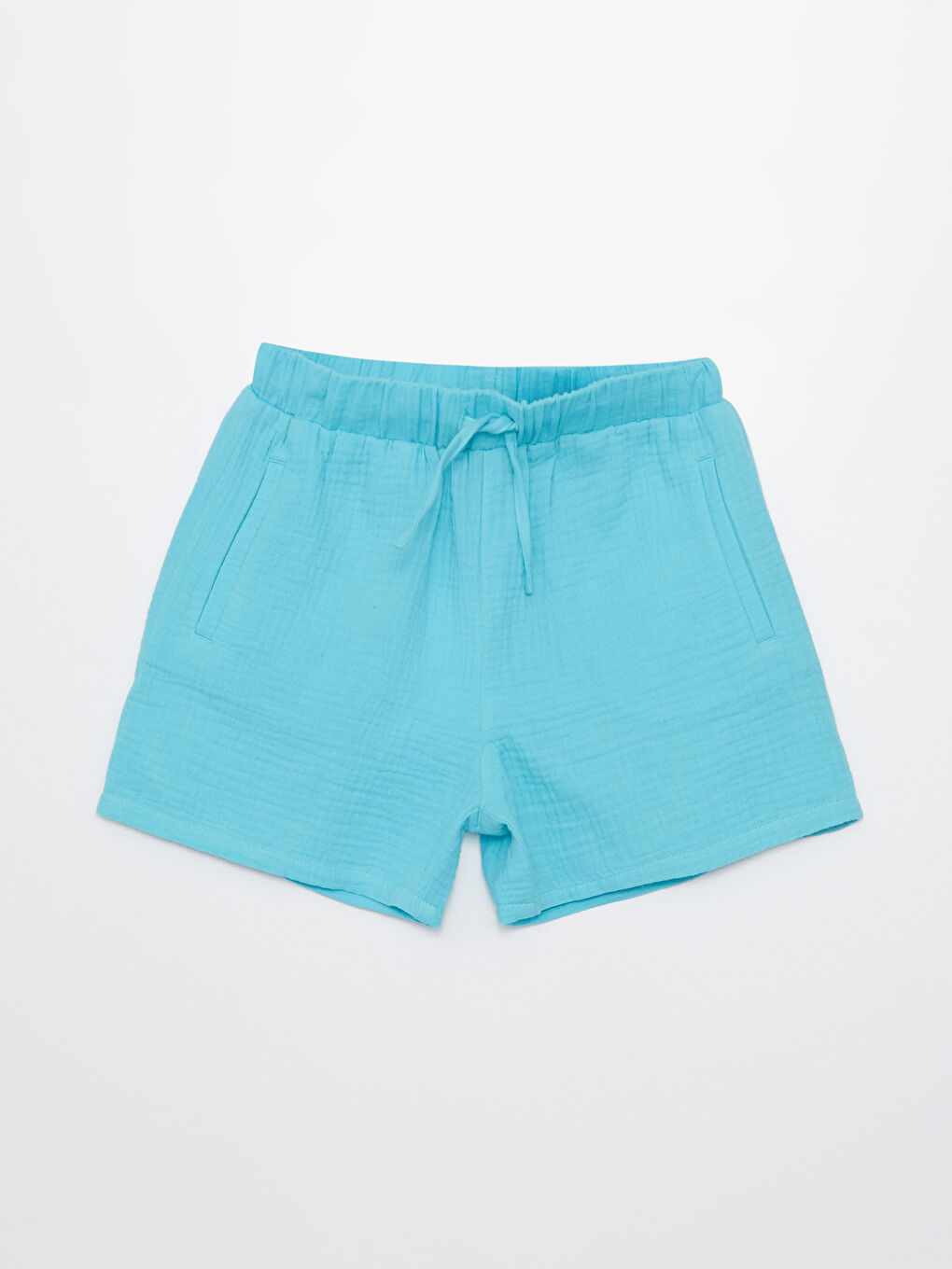 Girls' Shorts with Elastic Waist -S4FK15Z4-G91