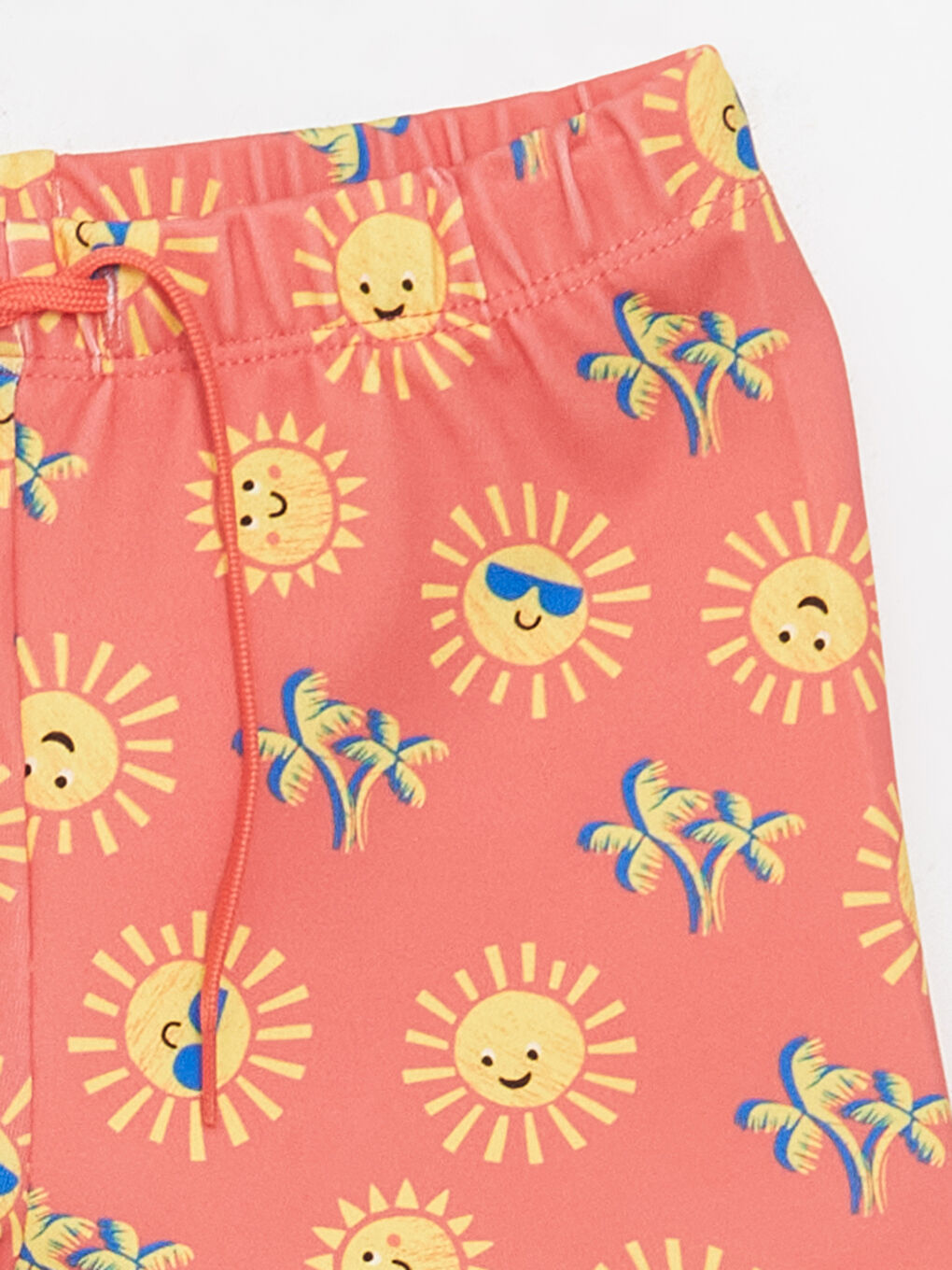 Elastic Waist Printed Boy Boxer Swimsuit -S4FL14Z4-M8N