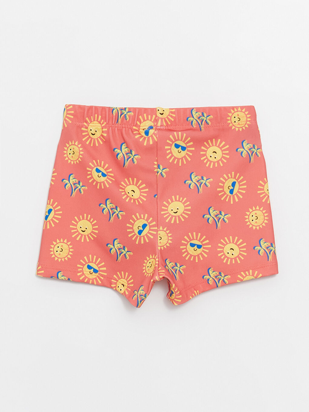 Elastic Waist Printed Boy Boxer Swimsuit -S4FL14Z4-M8N