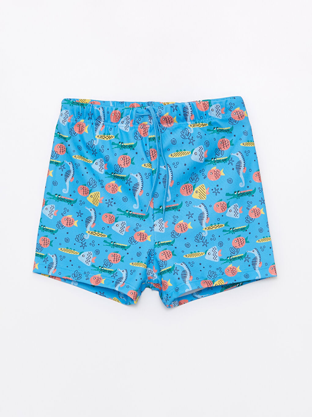 Elastic Waist Printed Boy Boxer Swimsuit -S4FL16Z4-LQQ