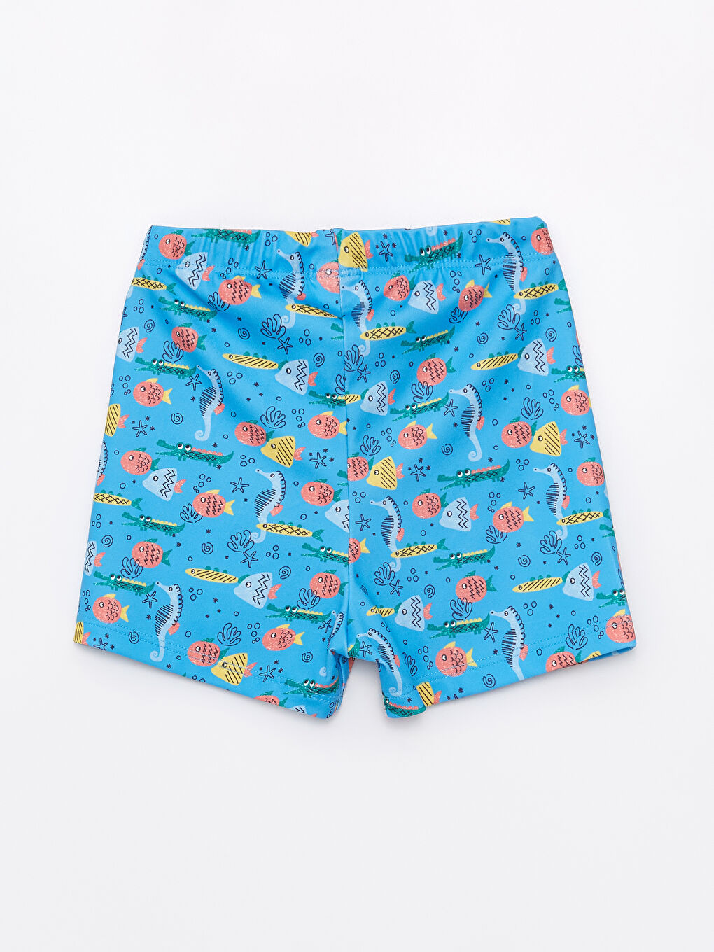 Elastic Waist Printed Boy Boxer Swimsuit -S4FL16Z4-LQQ