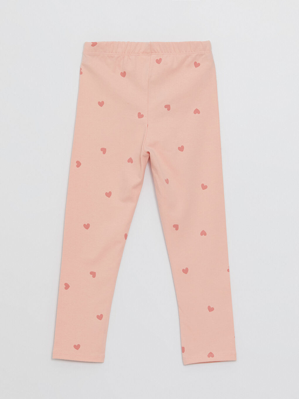 Pembe Beli Lastikli Kız Bebek Tayt-1