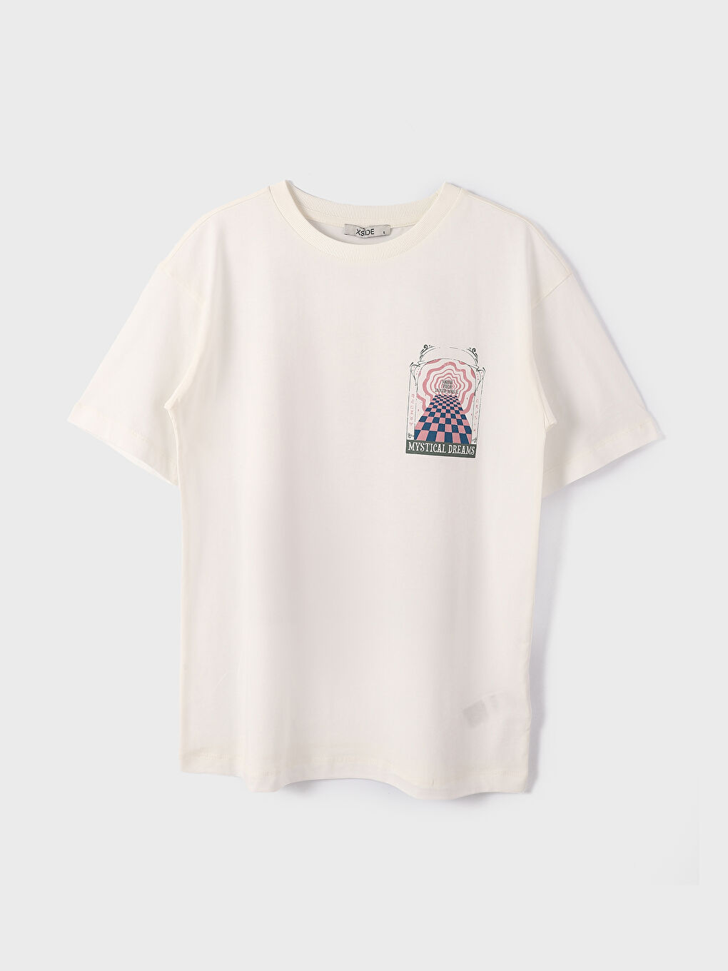 Crew Neck Short Sleeve Printed Women's T-Shirt