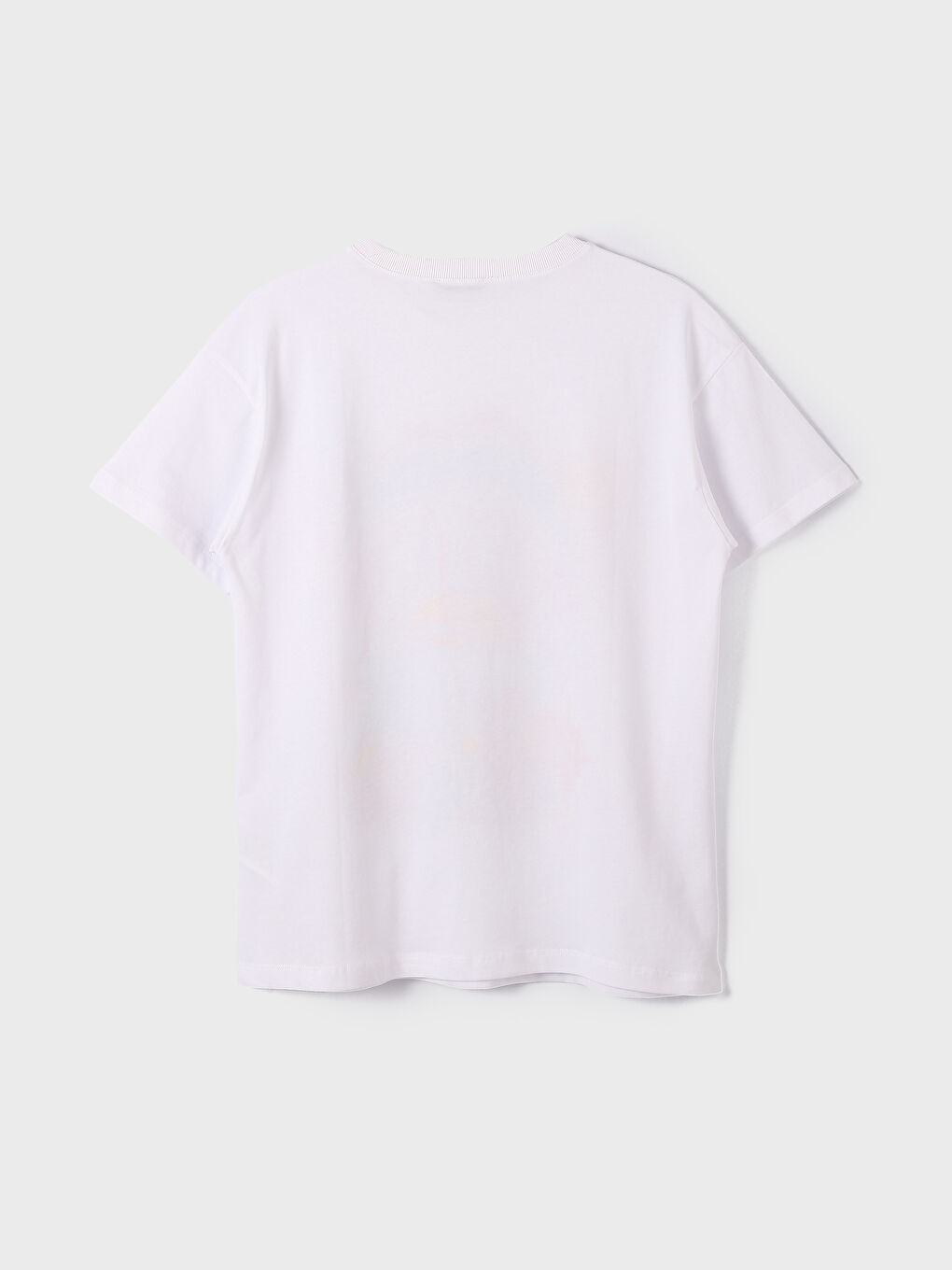 Crew Neck Short Sleeve Printed Women's T-Shirt-1